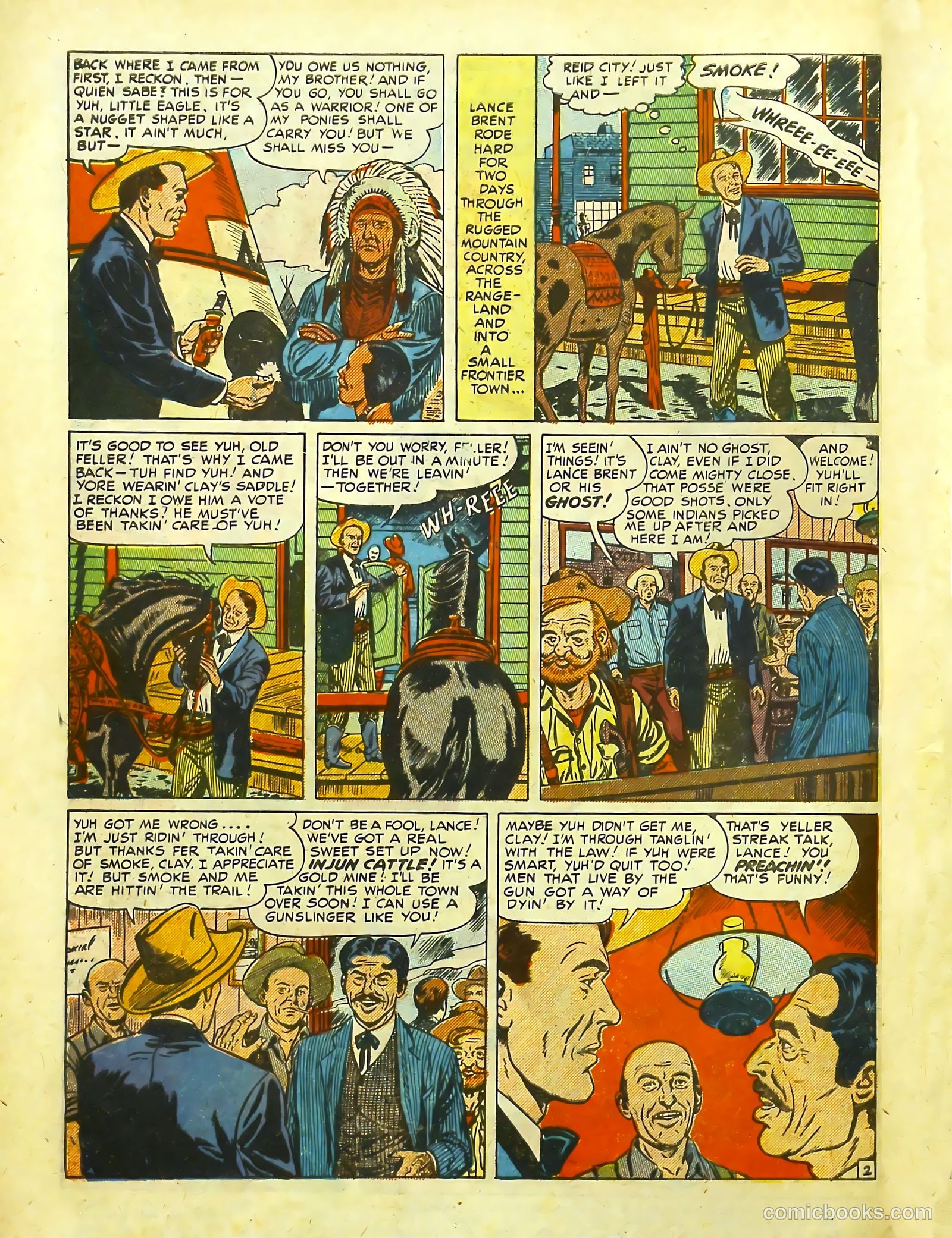 Prize Comics Western #82 (1950) — page 4 of 52