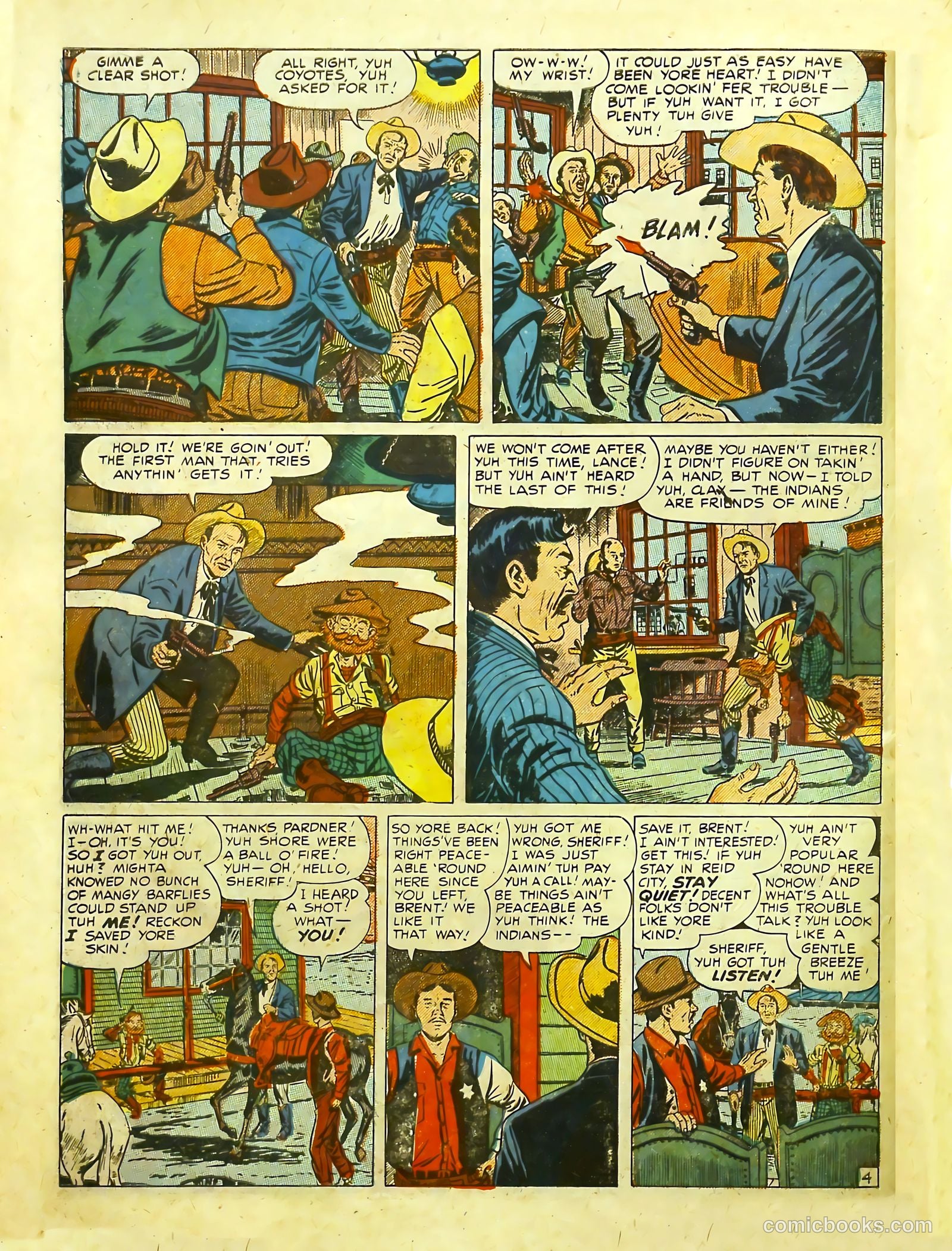 Prize Comics Western #82 (1950) — page 6 of 52