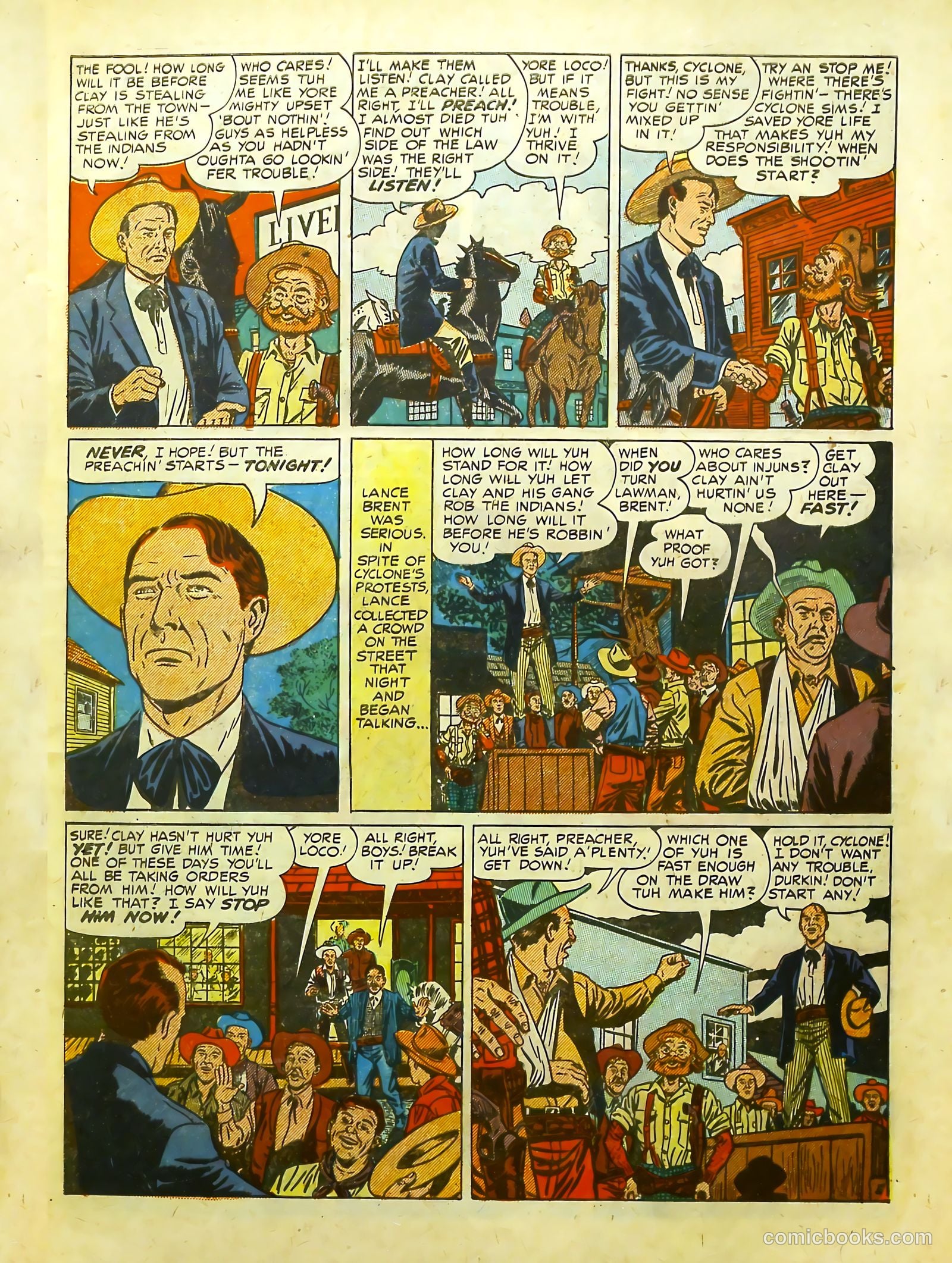 Prize Comics Western #82 (1950) — page 7 of 52