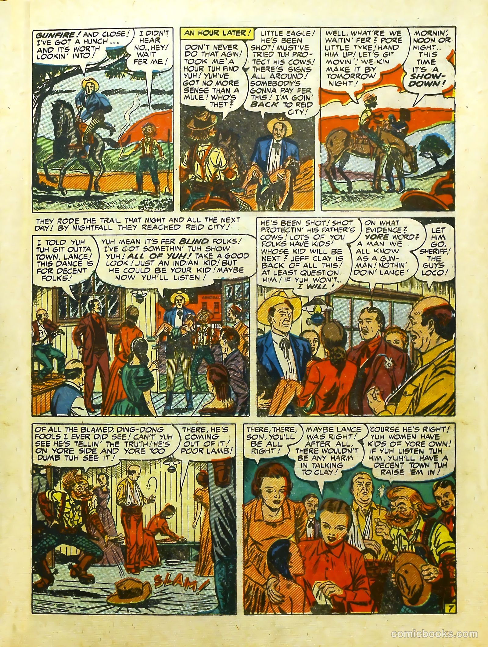 Prize Comics Western #82 (1950) — page 9 of 52