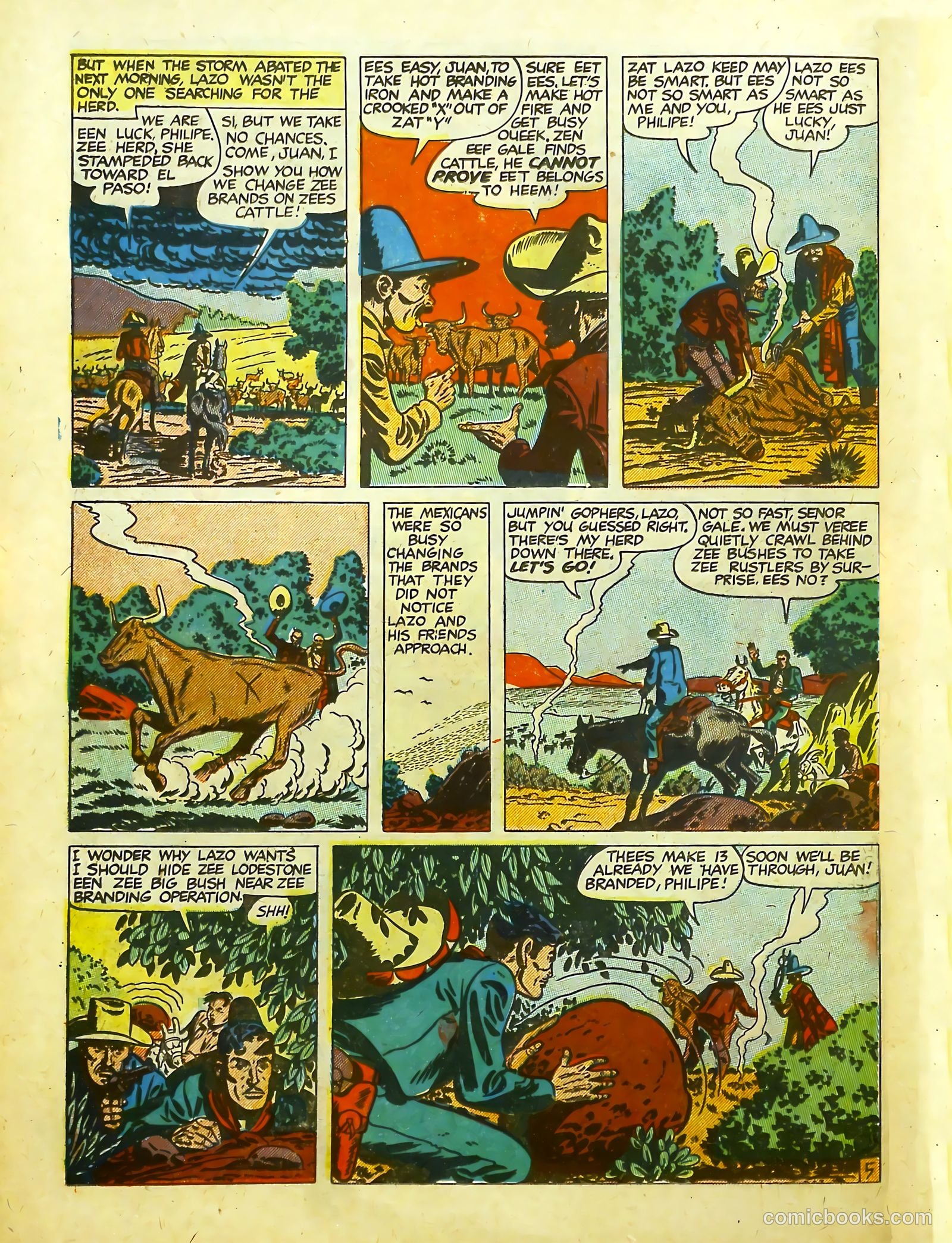 Prize Comics Western #82 (1950) — page 16 of 52