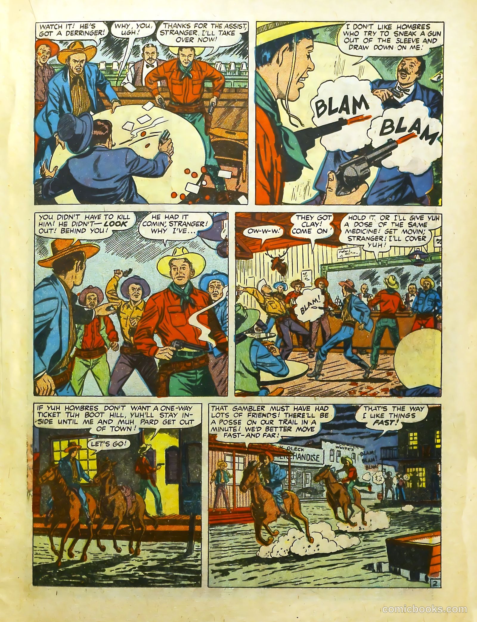 Prize Comics Western #82 (1950) — page 21 of 52