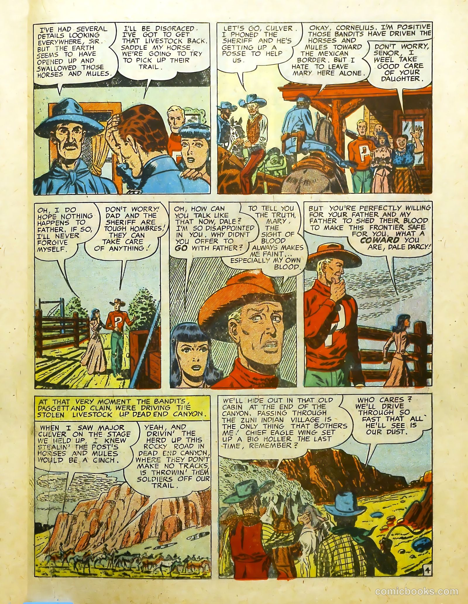 Prize Comics Western #82 (1950) — page 35 of 52