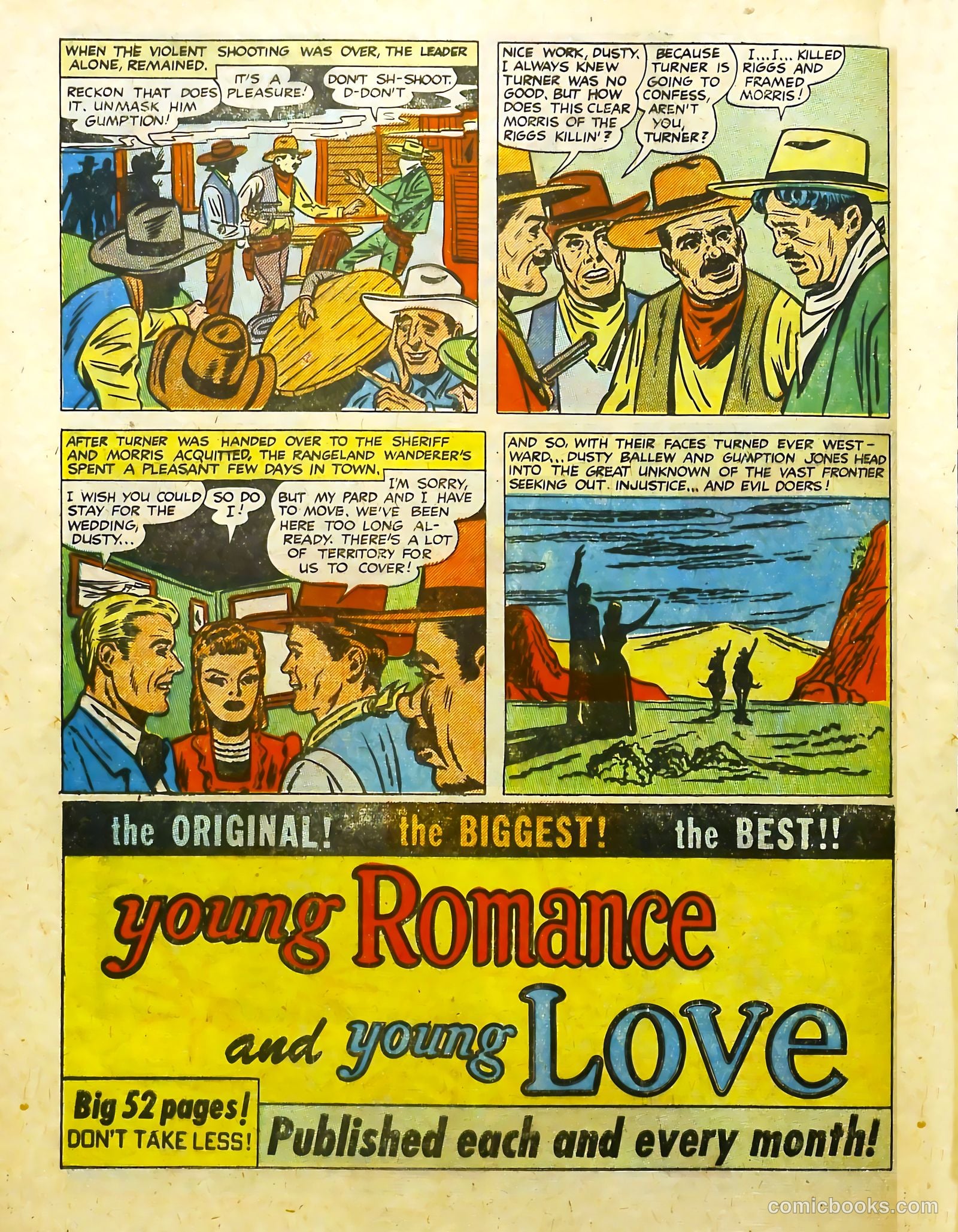 Prize Comics Western #82 (1950) — page 48 of 52