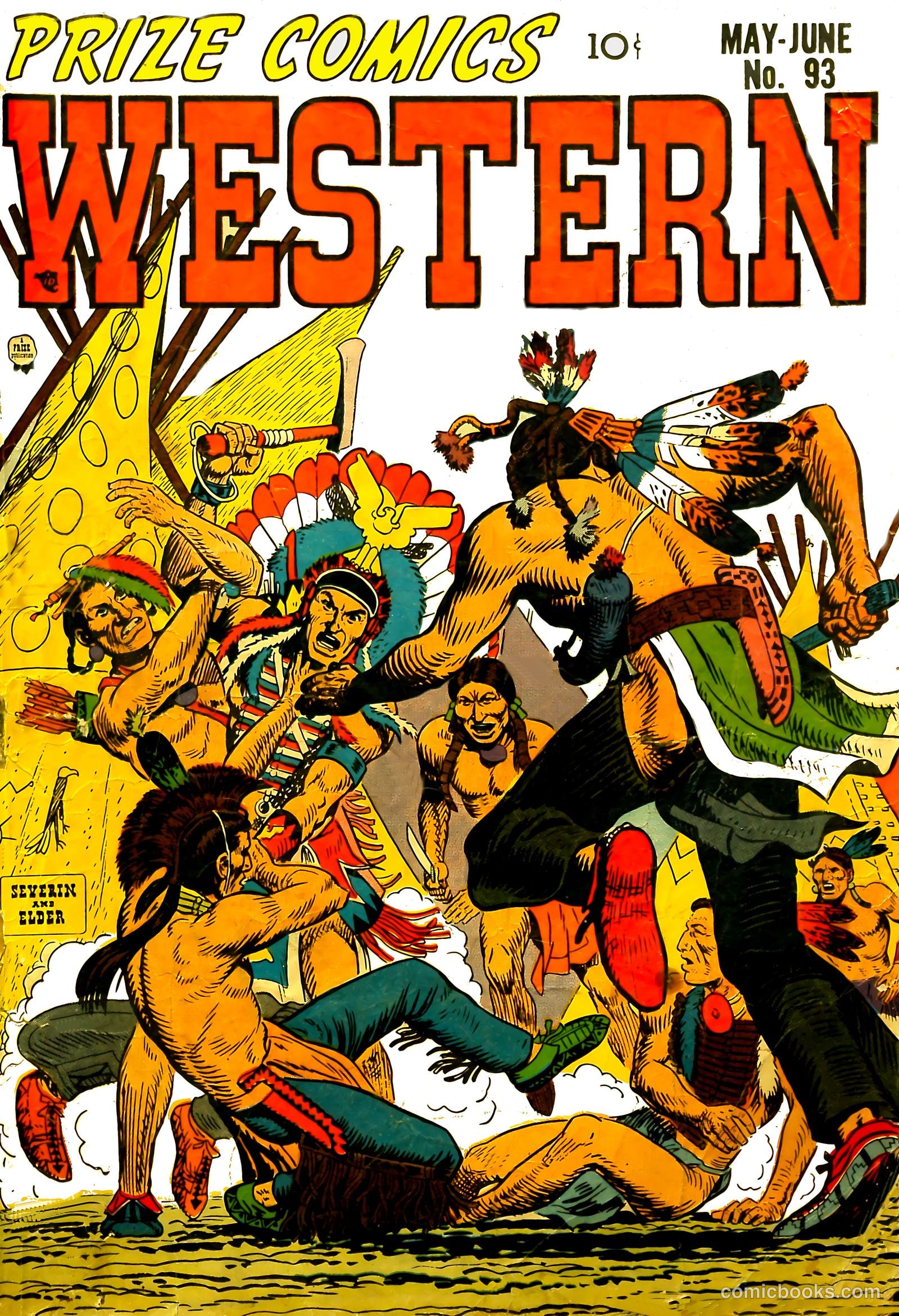 Prize Comics Western #93