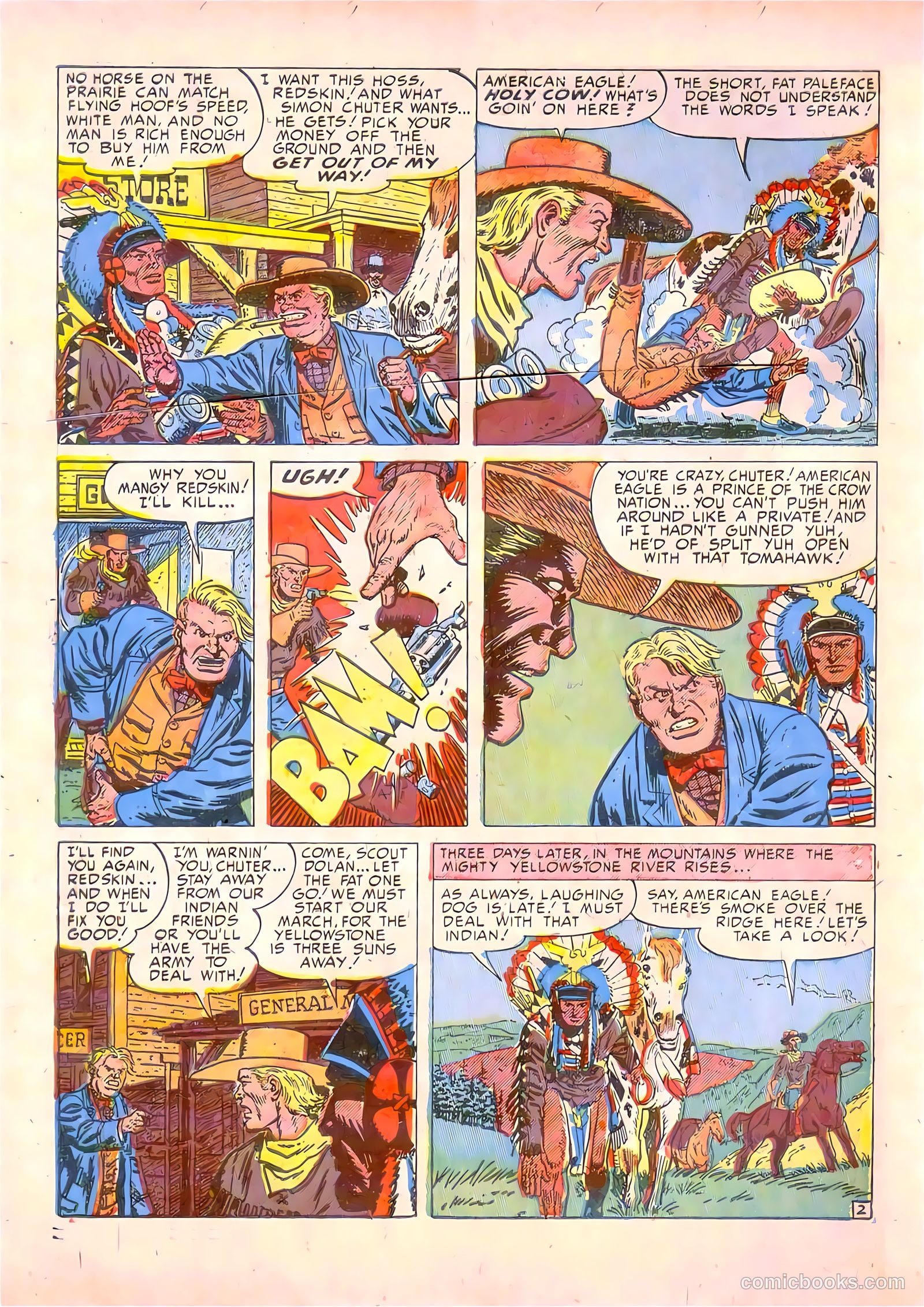 Prize Comics Western #93 (1950) — page 4 of 44