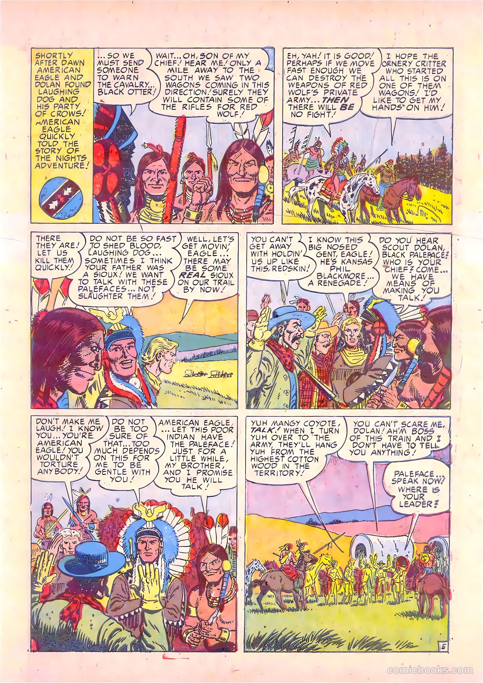 Prize Comics Western #93 (1950) — page 7 of 44