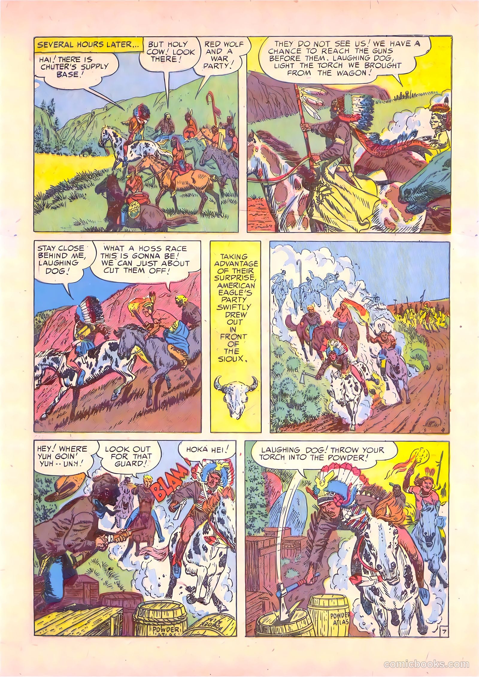 Prize Comics Western #93 (1950) — page 9 of 44