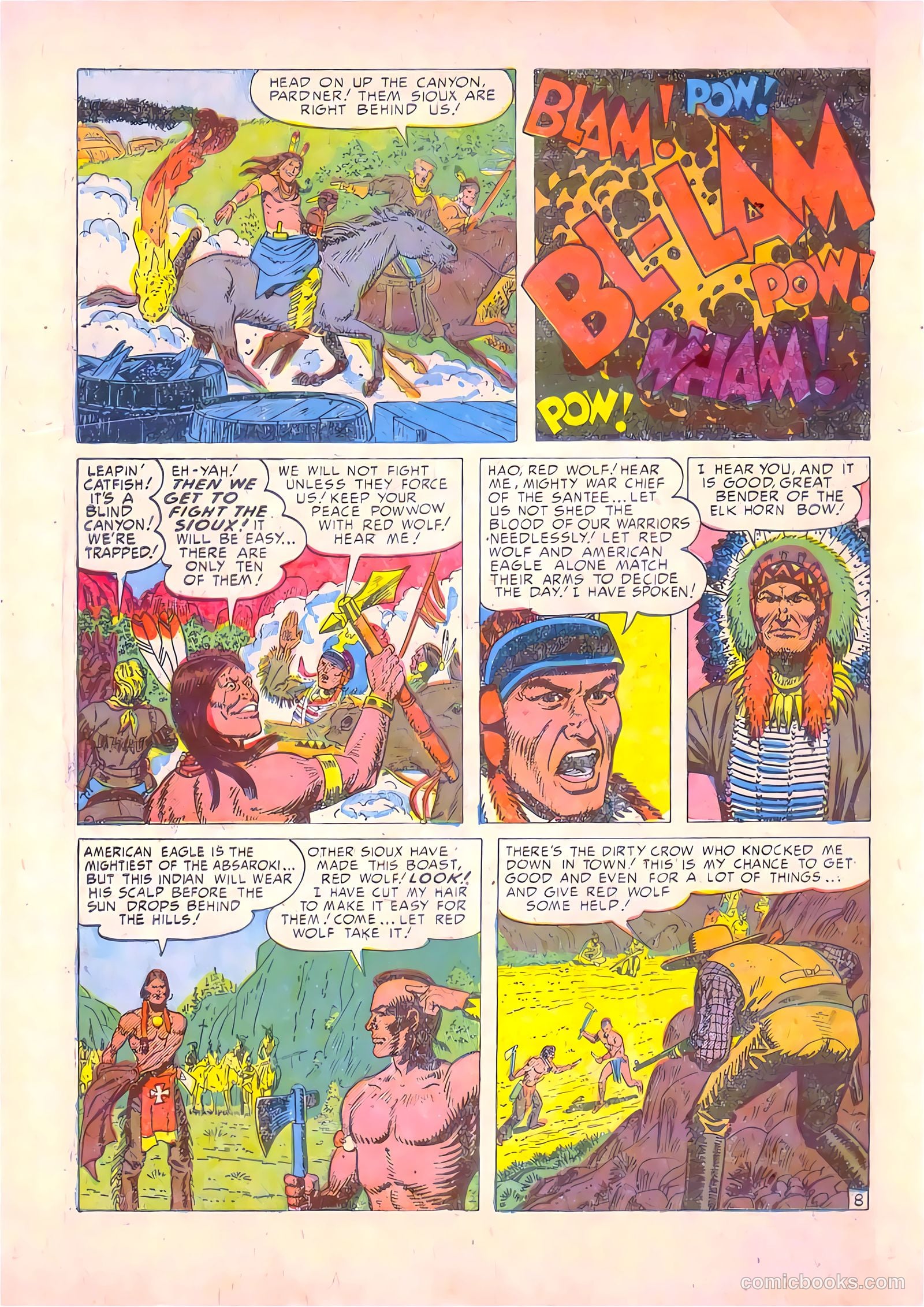 Prize Comics Western #93 (1950) — page 10 of 44