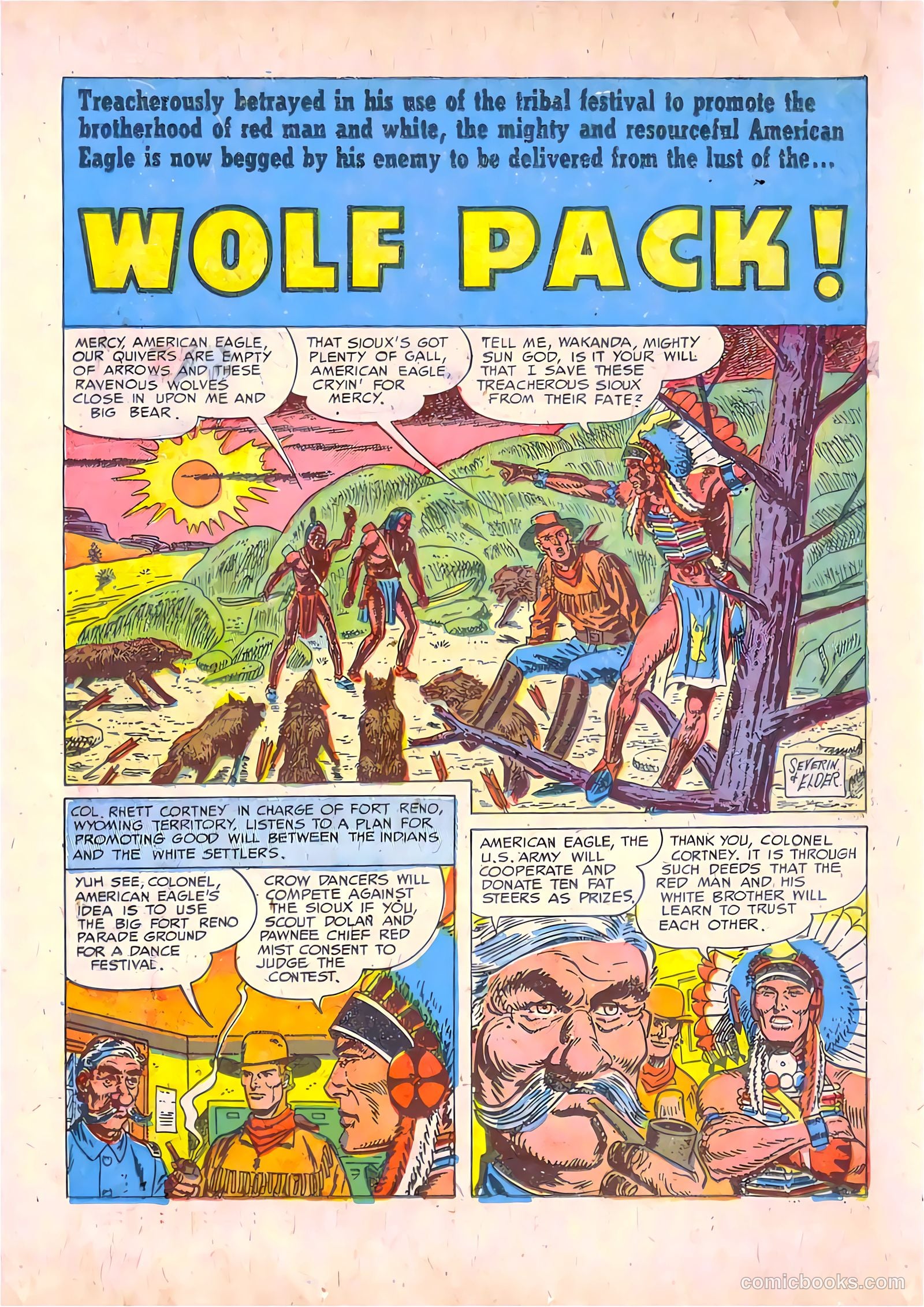 Prize Comics Western #93 (1950) — page 14 of 44