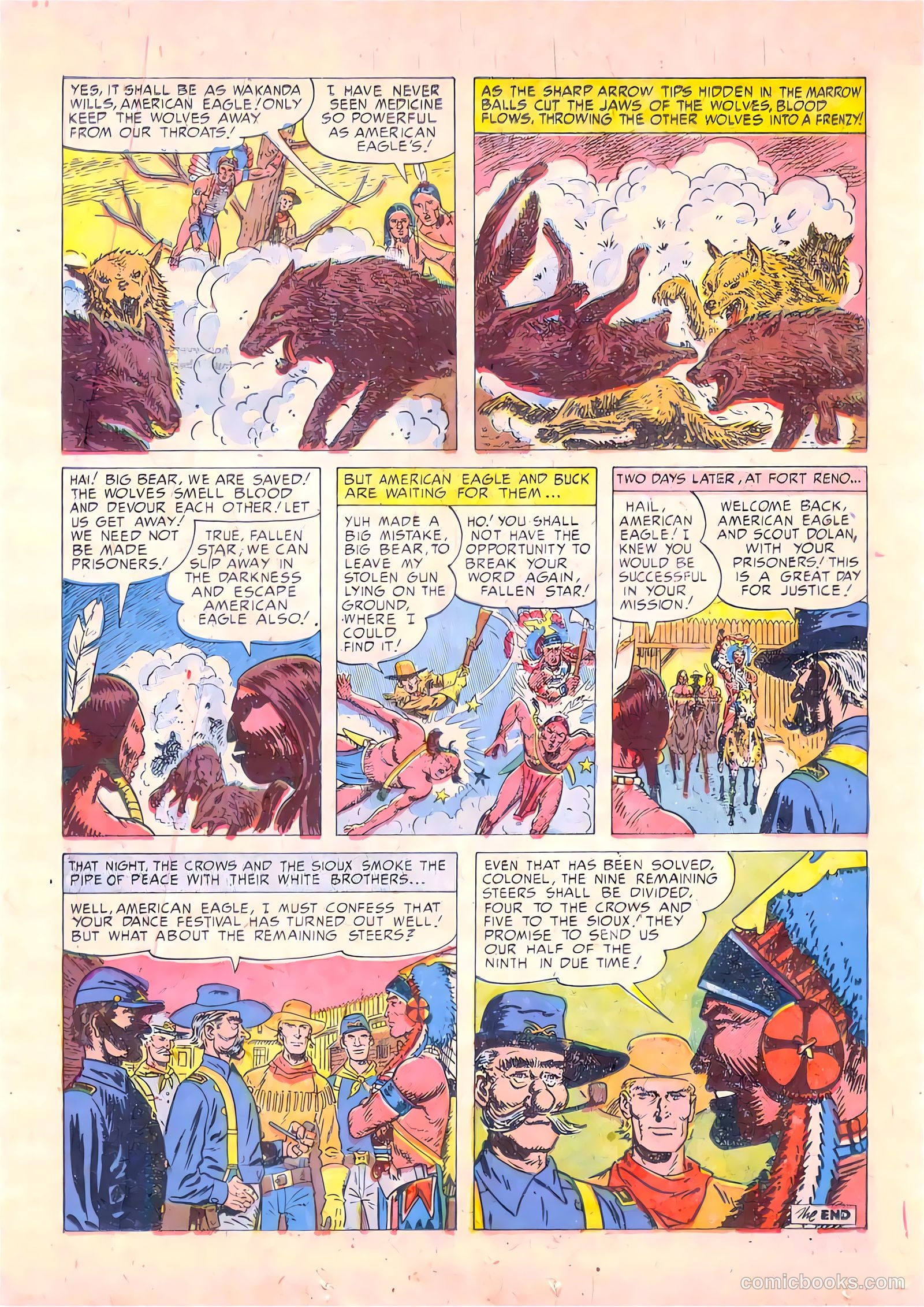Prize Comics Western #93 (1950) — page 20 of 44