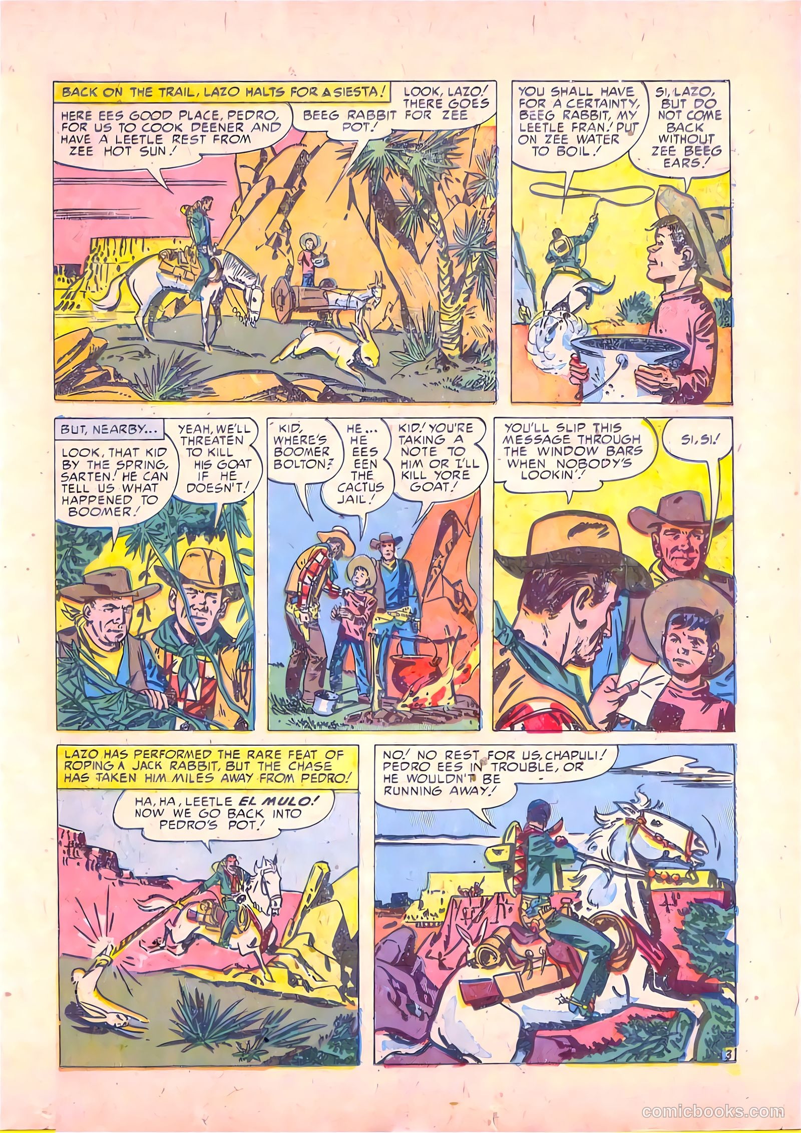 Prize Comics Western #93 (1950) — page 25 of 44