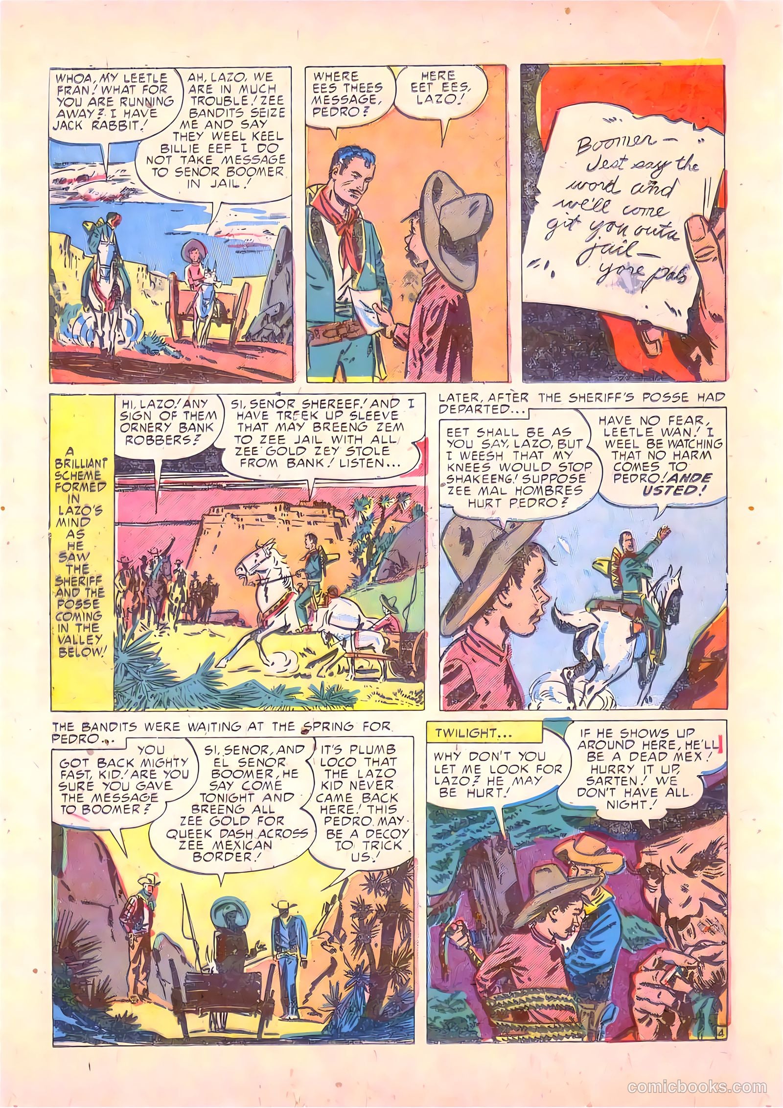 Prize Comics Western #93 (1950) — page 26 of 44