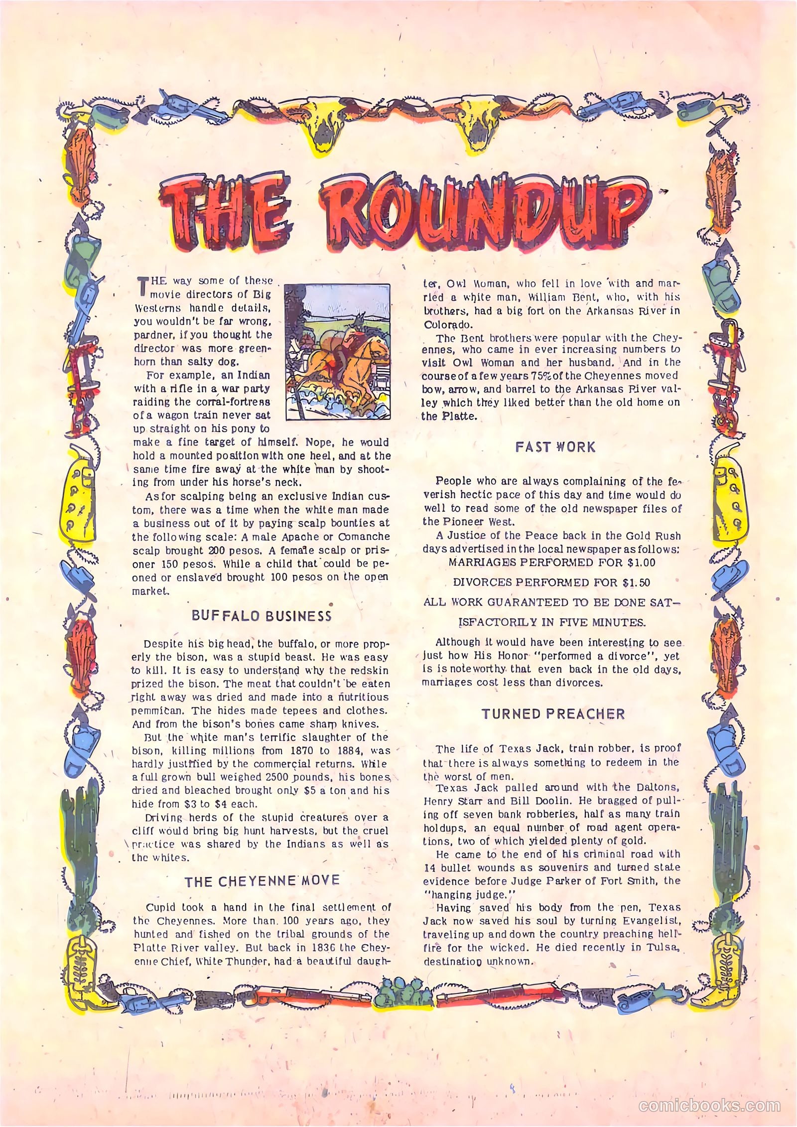 Prize Comics Western #93 (1950) — page 32 of 44