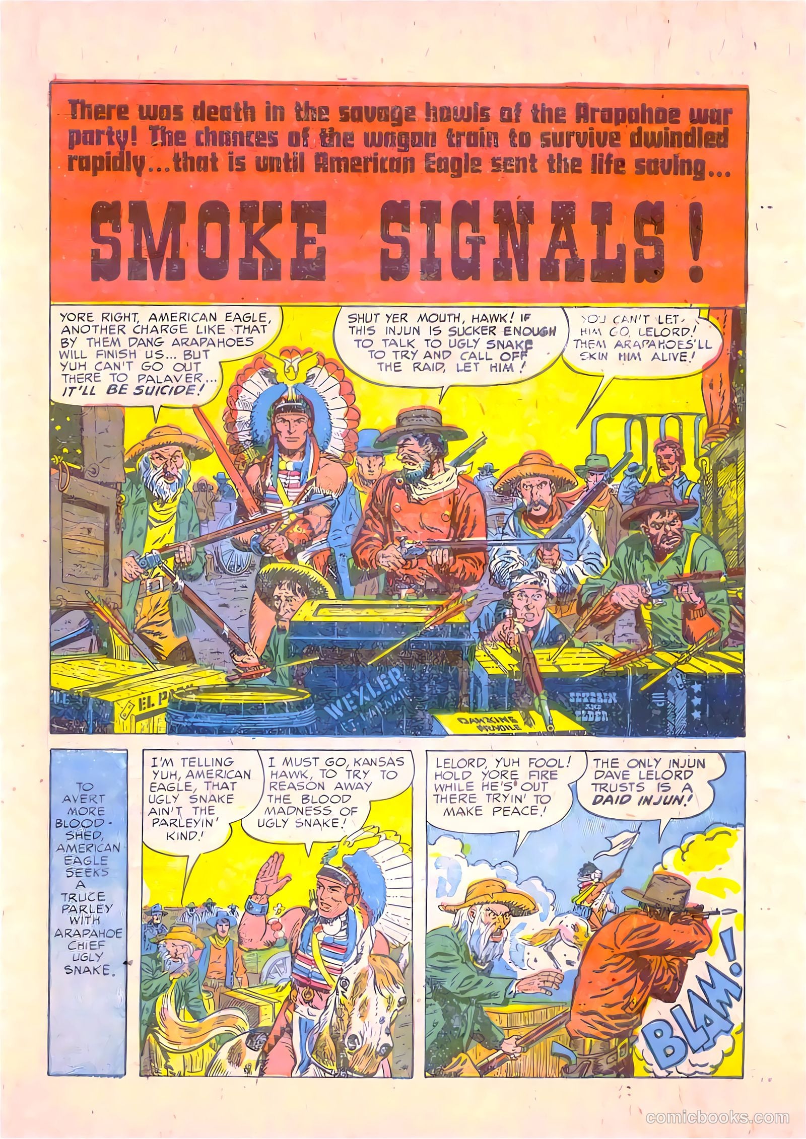 Prize Comics Western #93 (1950) — page 35 of 44