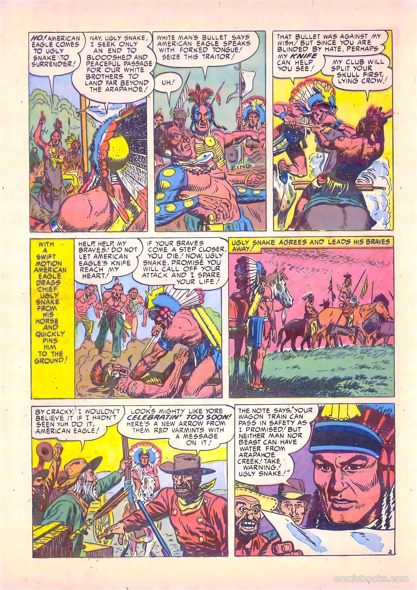 Prize Comics Western #93 (1950) — page 36 of 44