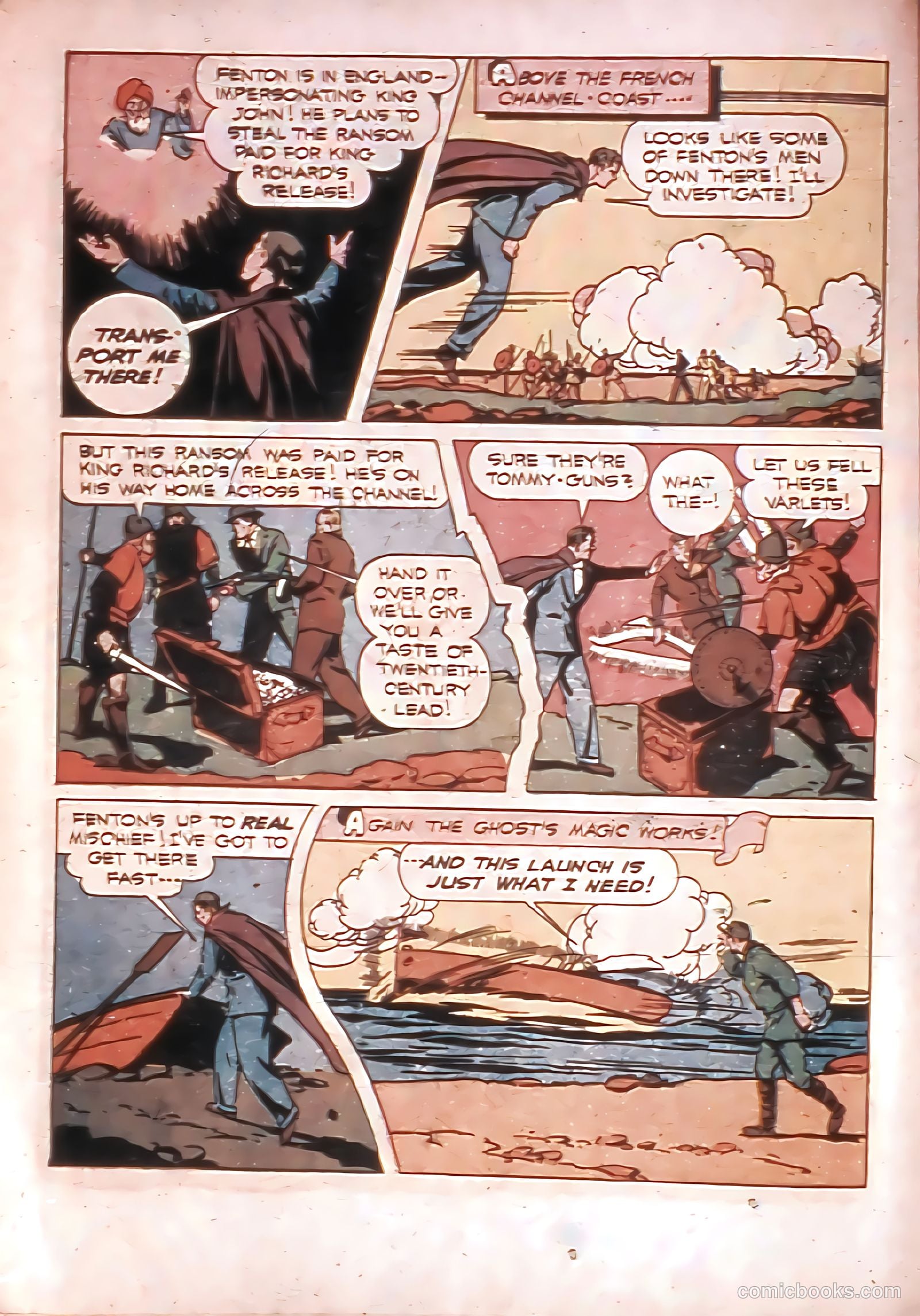 Thrilling Comics #34 (1940) — page 40 of 68