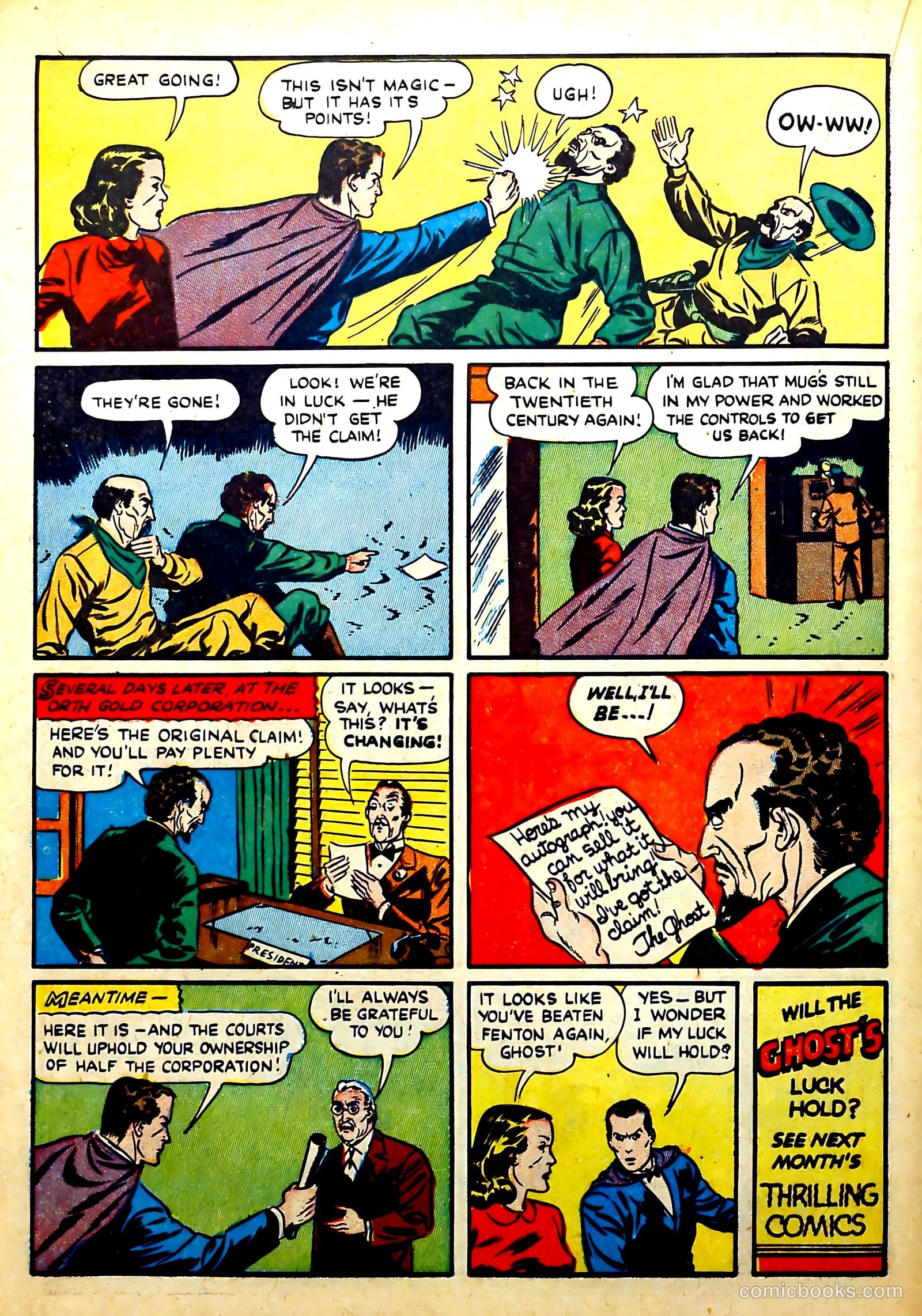 Thrilling Comics #15 (1940) — page 32 of 68