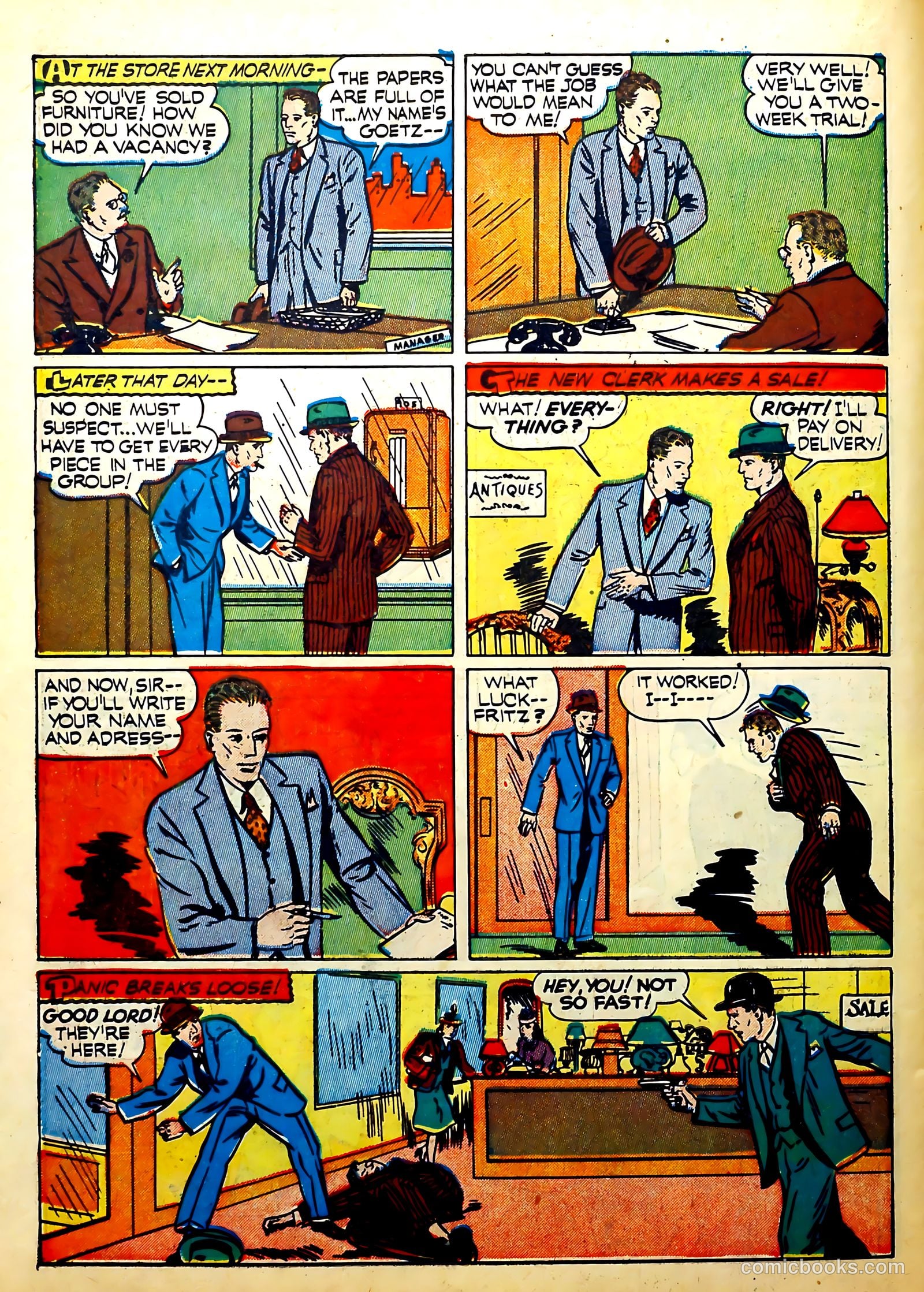 Thrilling Comics #15 (1940) — page 50 of 68