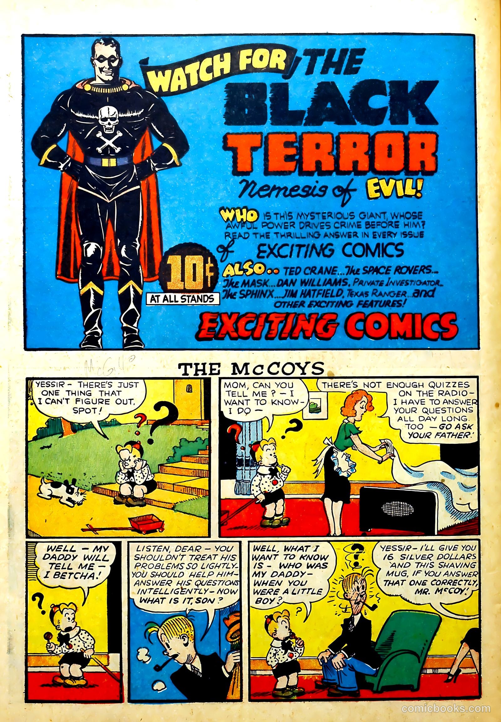 Thrilling Comics #15 (1940) — page 56 of 68