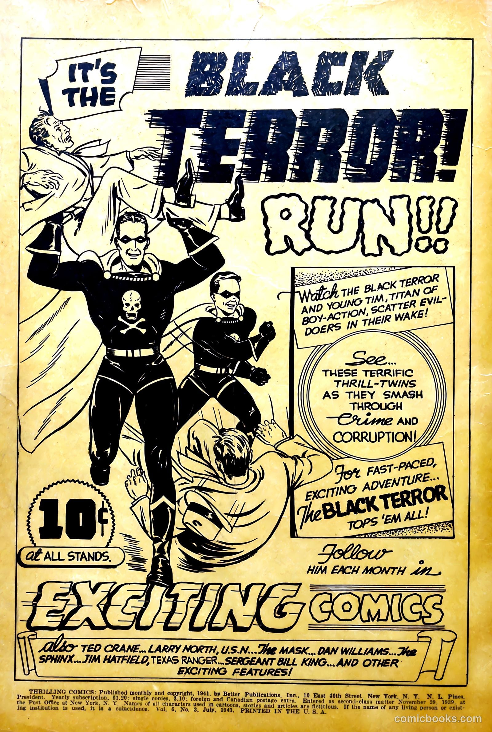 Thrilling Comics #18 (1940) — page 2 of 70