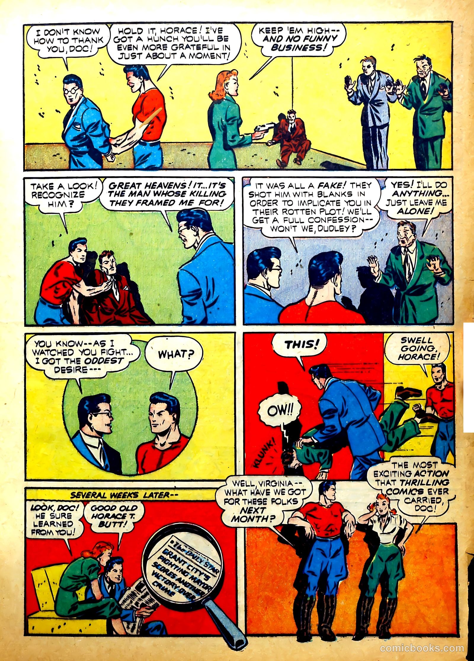 Thrilling Comics #18 (1940) — page 17 of 70