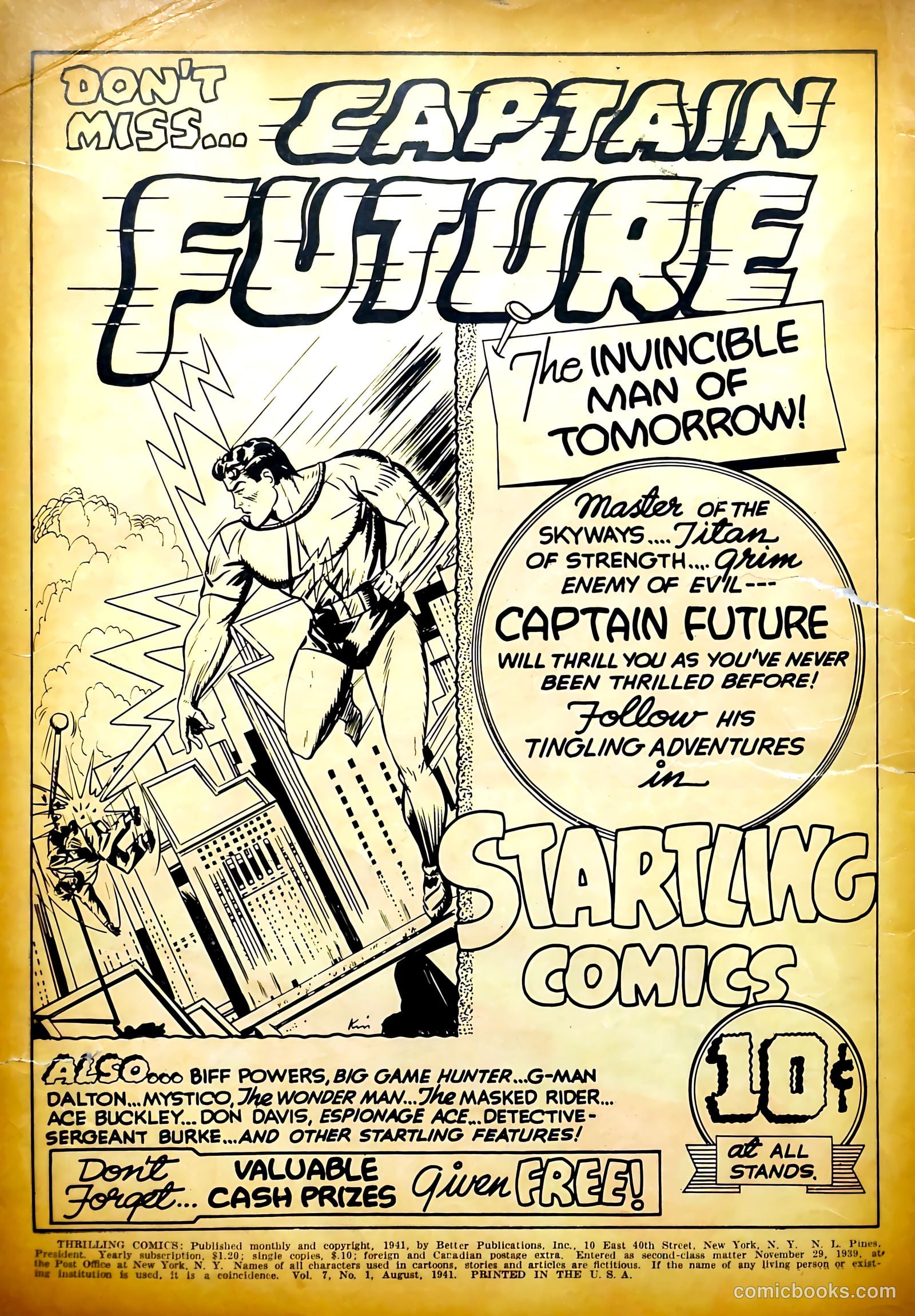 Thrilling Comics #19 (1940) — page 2 of 68