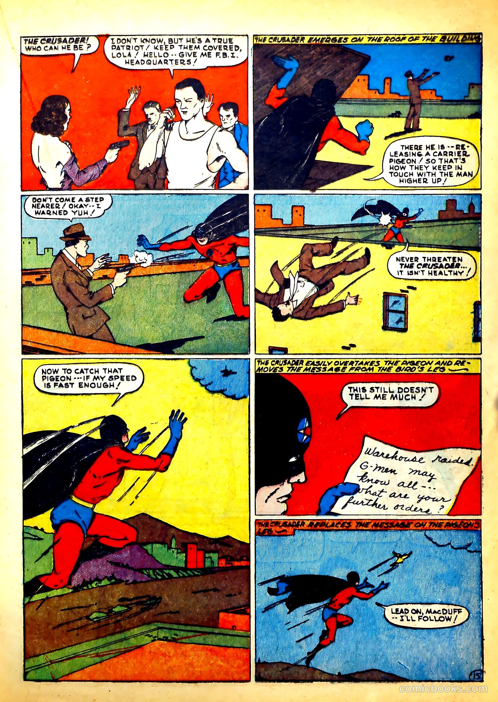Thrilling Comics #19 (1940) — page 31 of 68