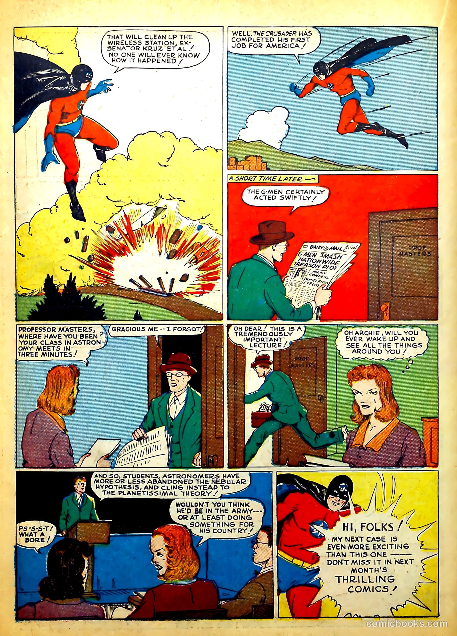 Thrilling Comics #19 (1940) — page 34 of 68