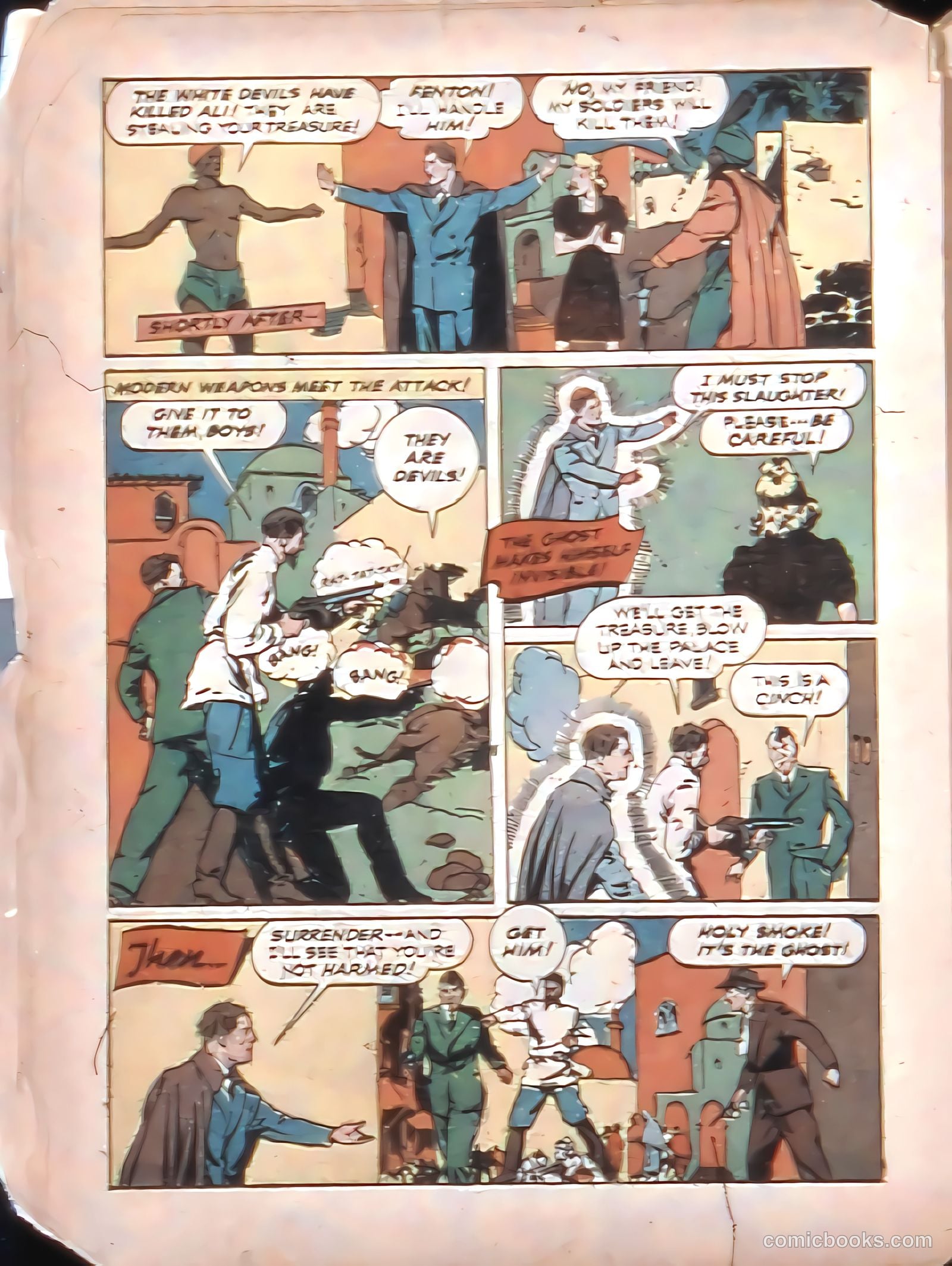Thrilling Comics #23 (1940) — page 36 of 68