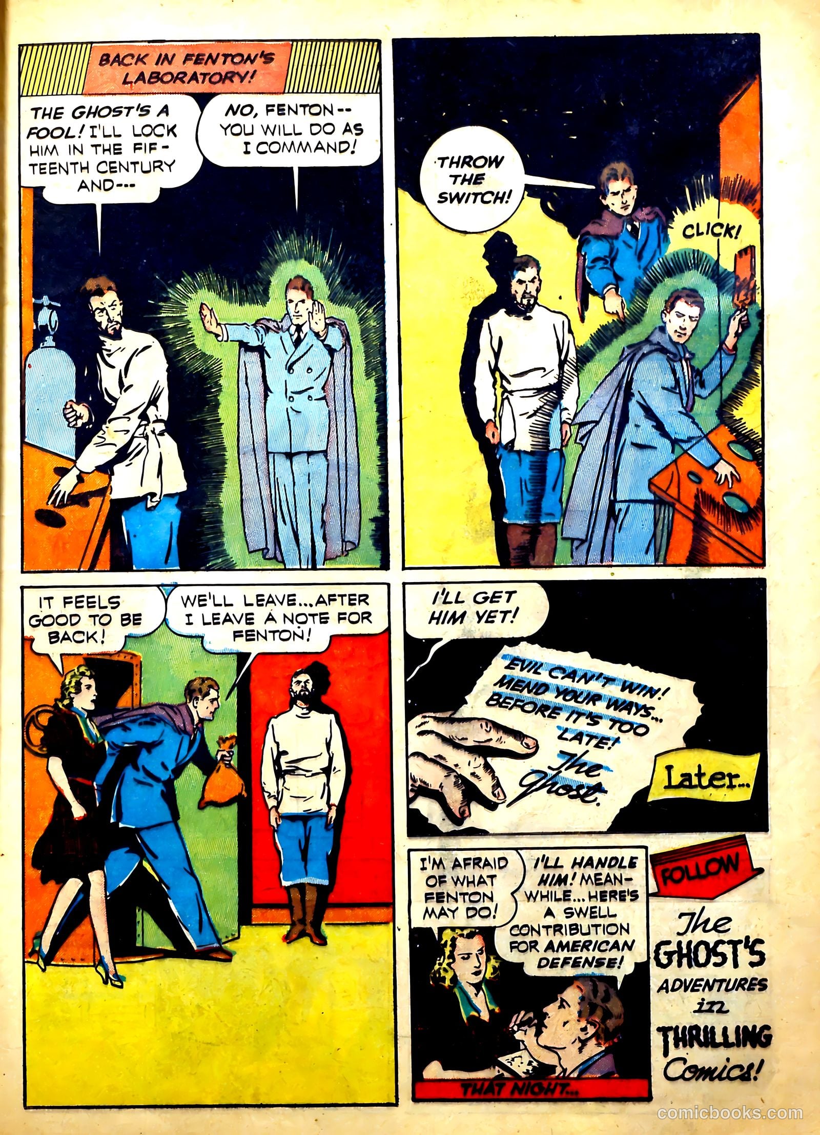 Thrilling Comics #23 (1940) — page 39 of 68