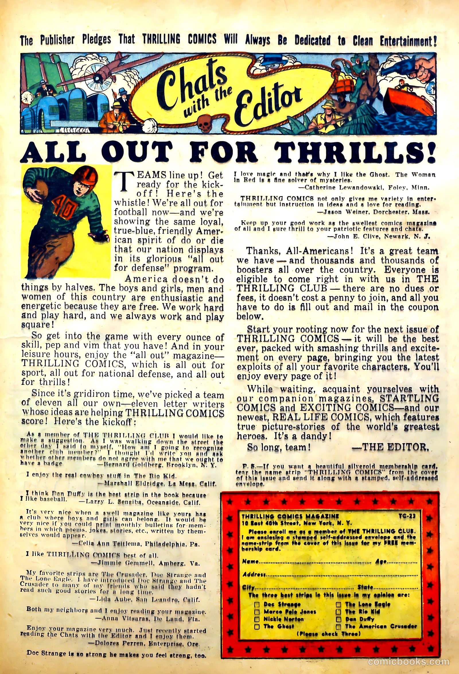 Thrilling Comics #23 (1940) — page 47 of 68