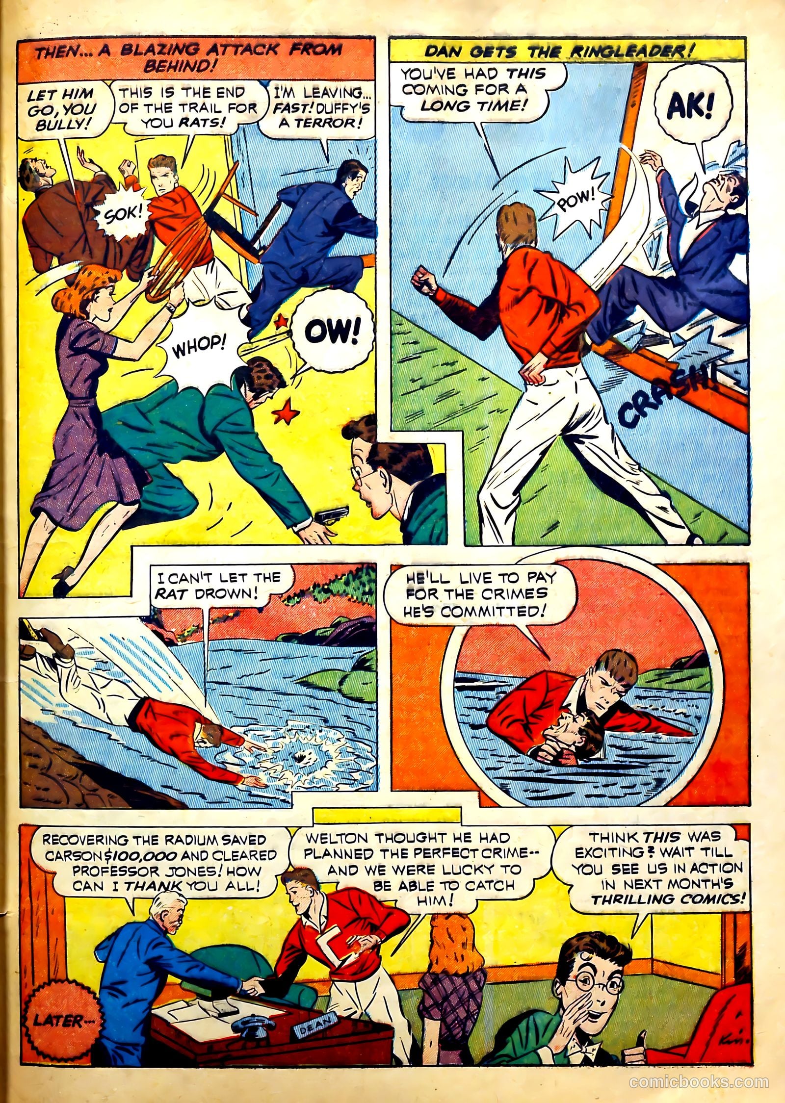 Thrilling Comics #23 (1940) — page 55 of 68