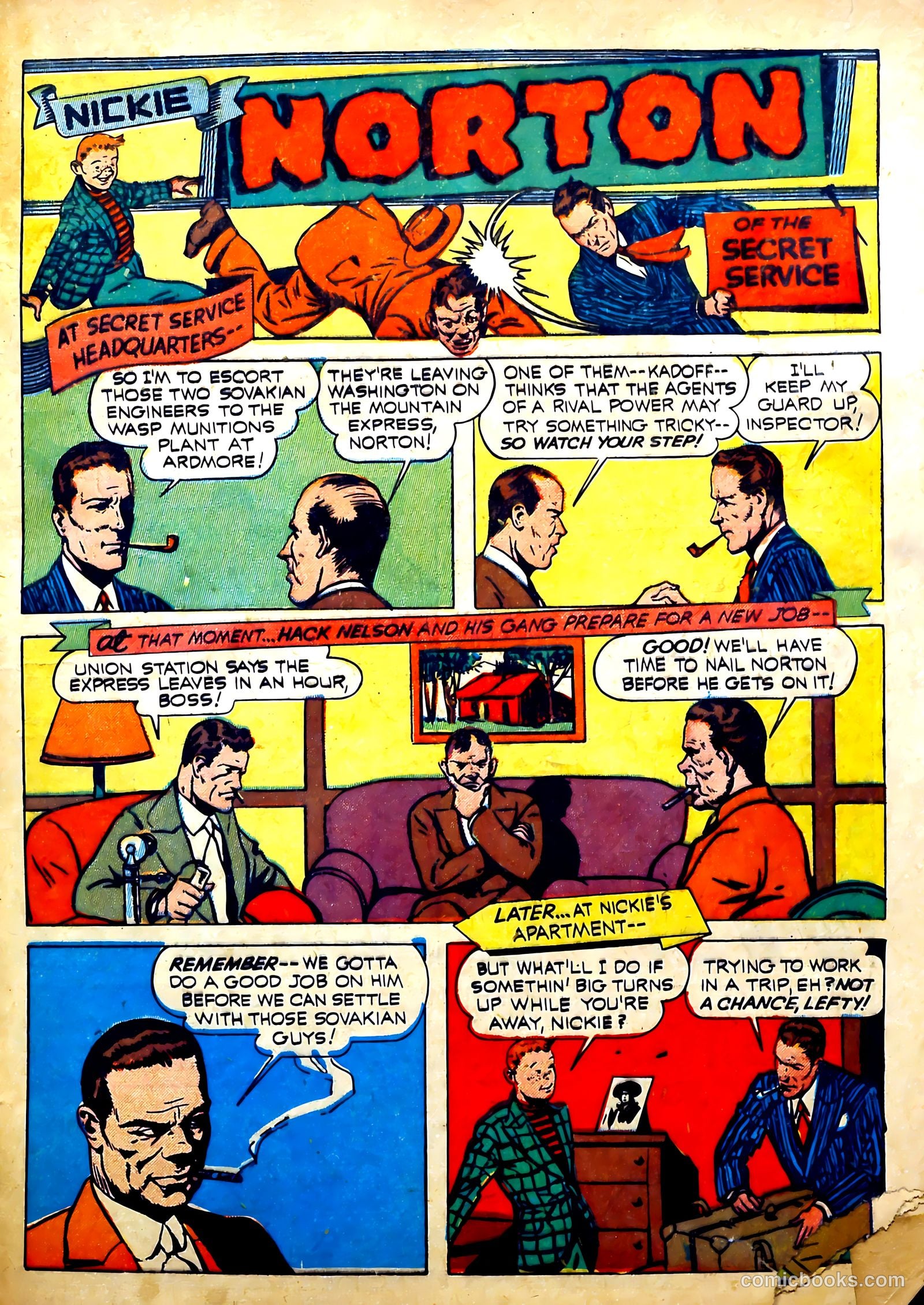 Thrilling Comics #23 (1940) — page 57 of 68
