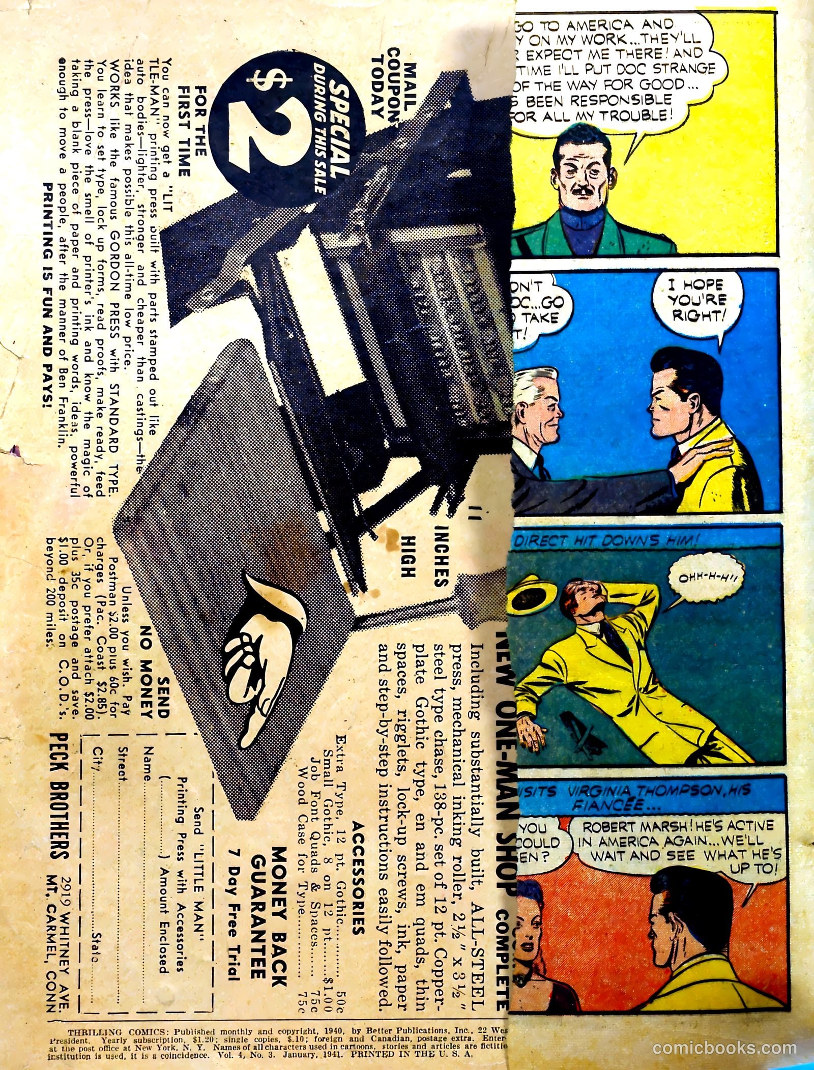 Thrilling Comics #12 (1940) — page 5 of 70