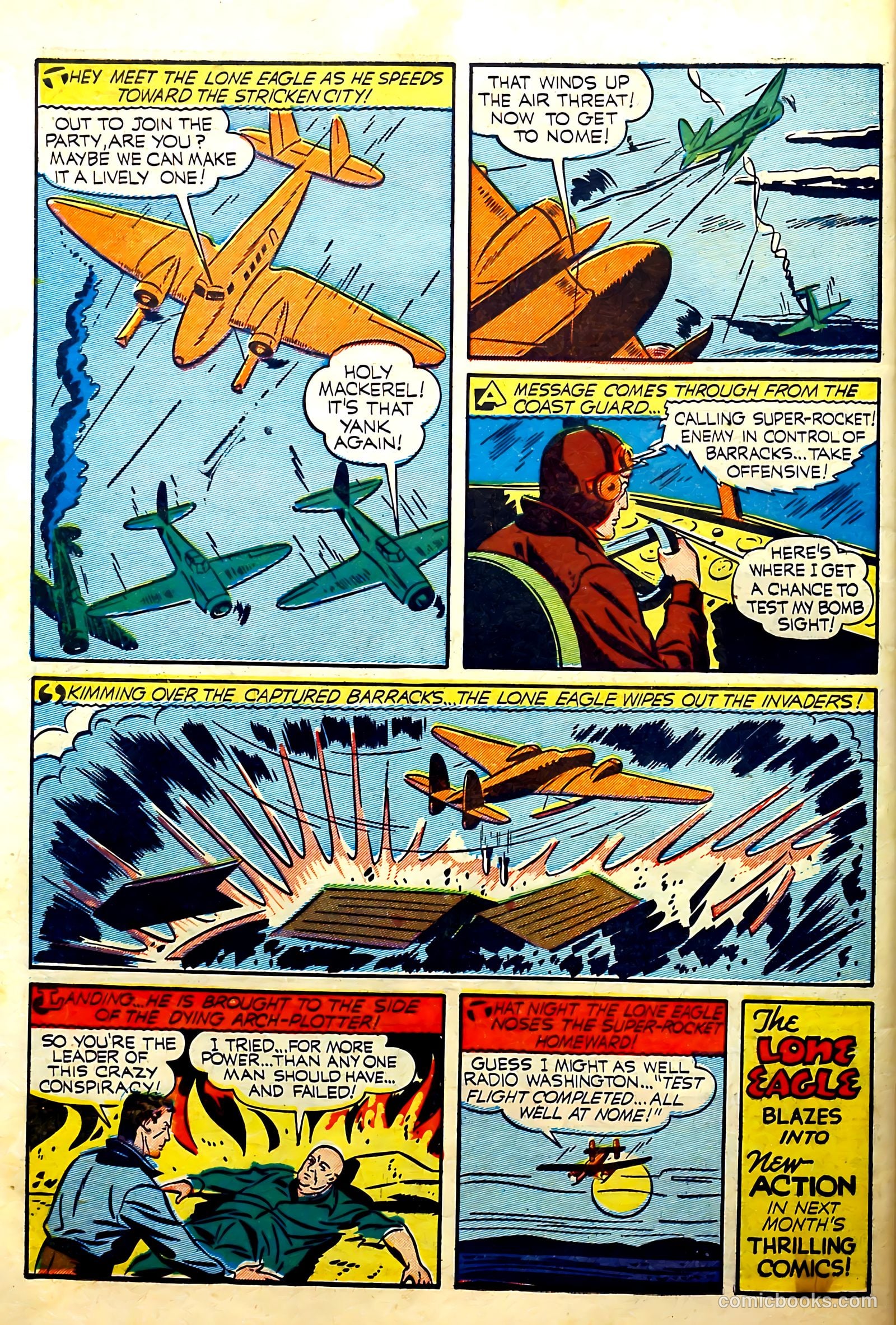 Thrilling Comics #12 (1940) — page 60 of 70