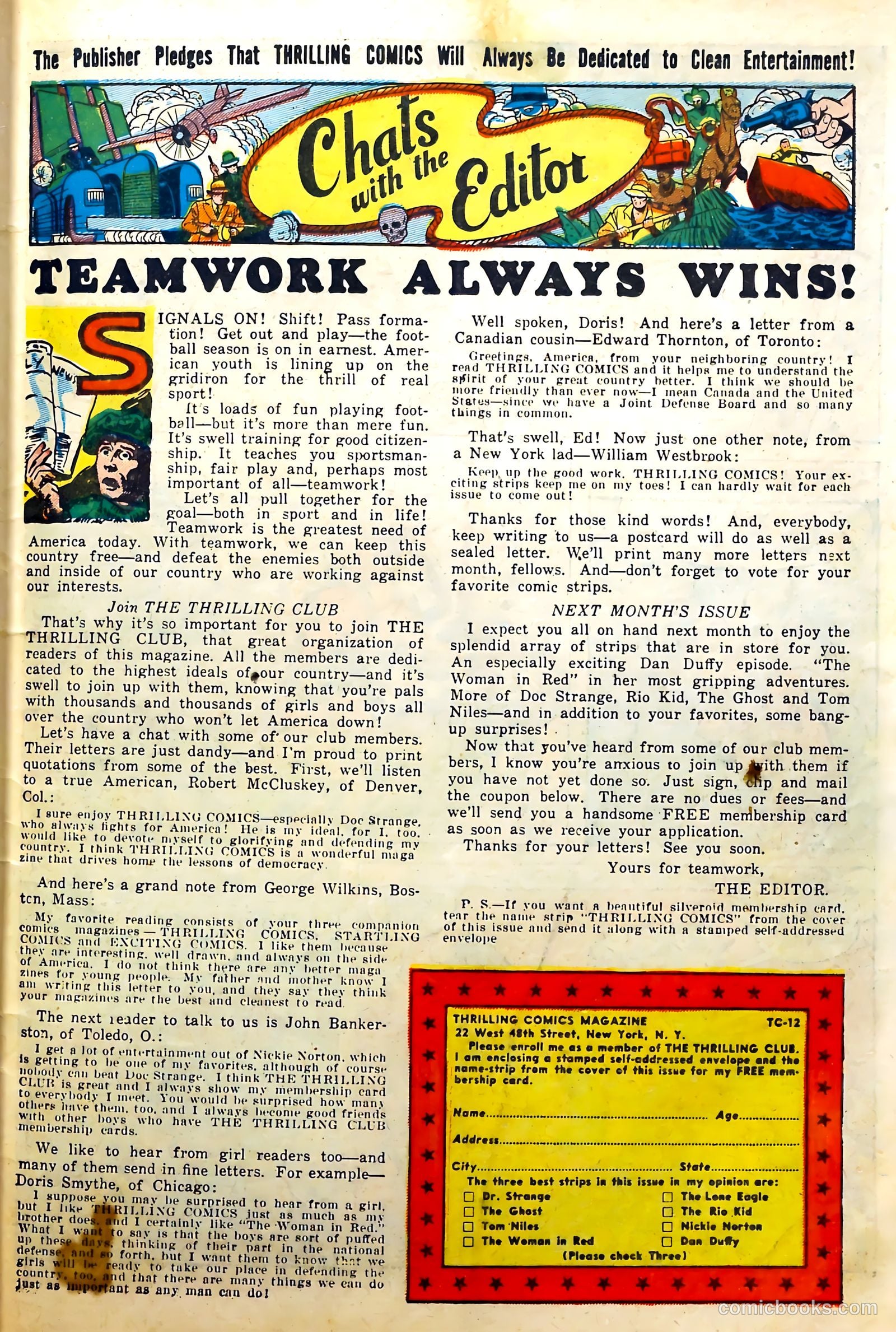 Thrilling Comics #12 (1940) — page 61 of 70