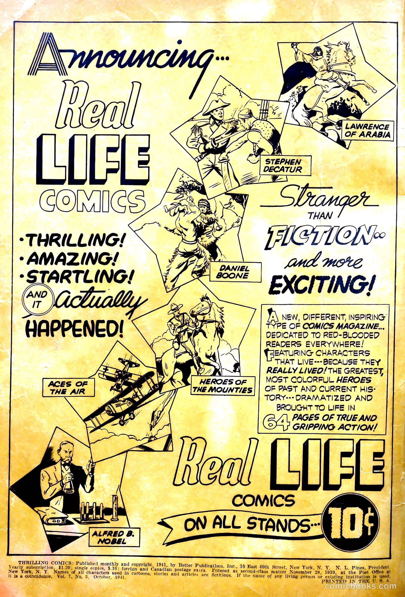 Thrilling Comics #21 (1940) — page 2 of 68