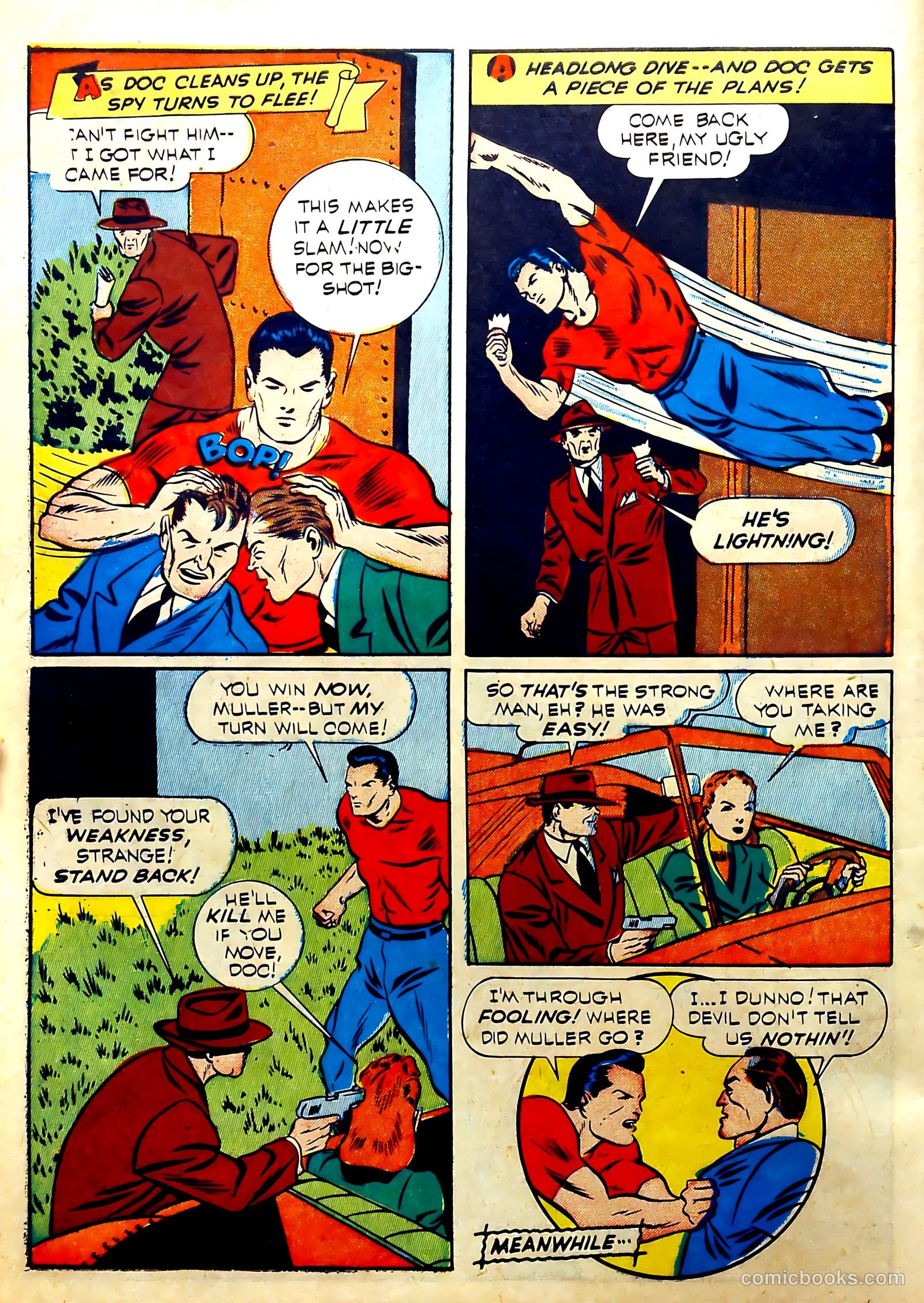 Thrilling Comics #21 (1940) — page 16 of 68