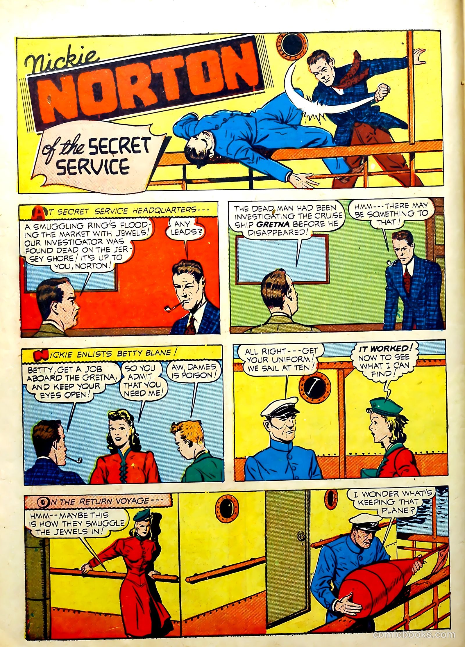 Thrilling Comics #21 (1940) — page 58 of 68