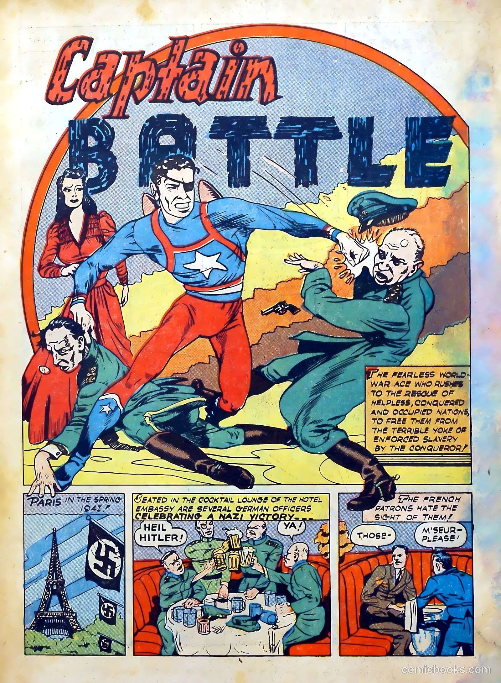 Captain Battle Comics #5 (1942) — page 3 of 68