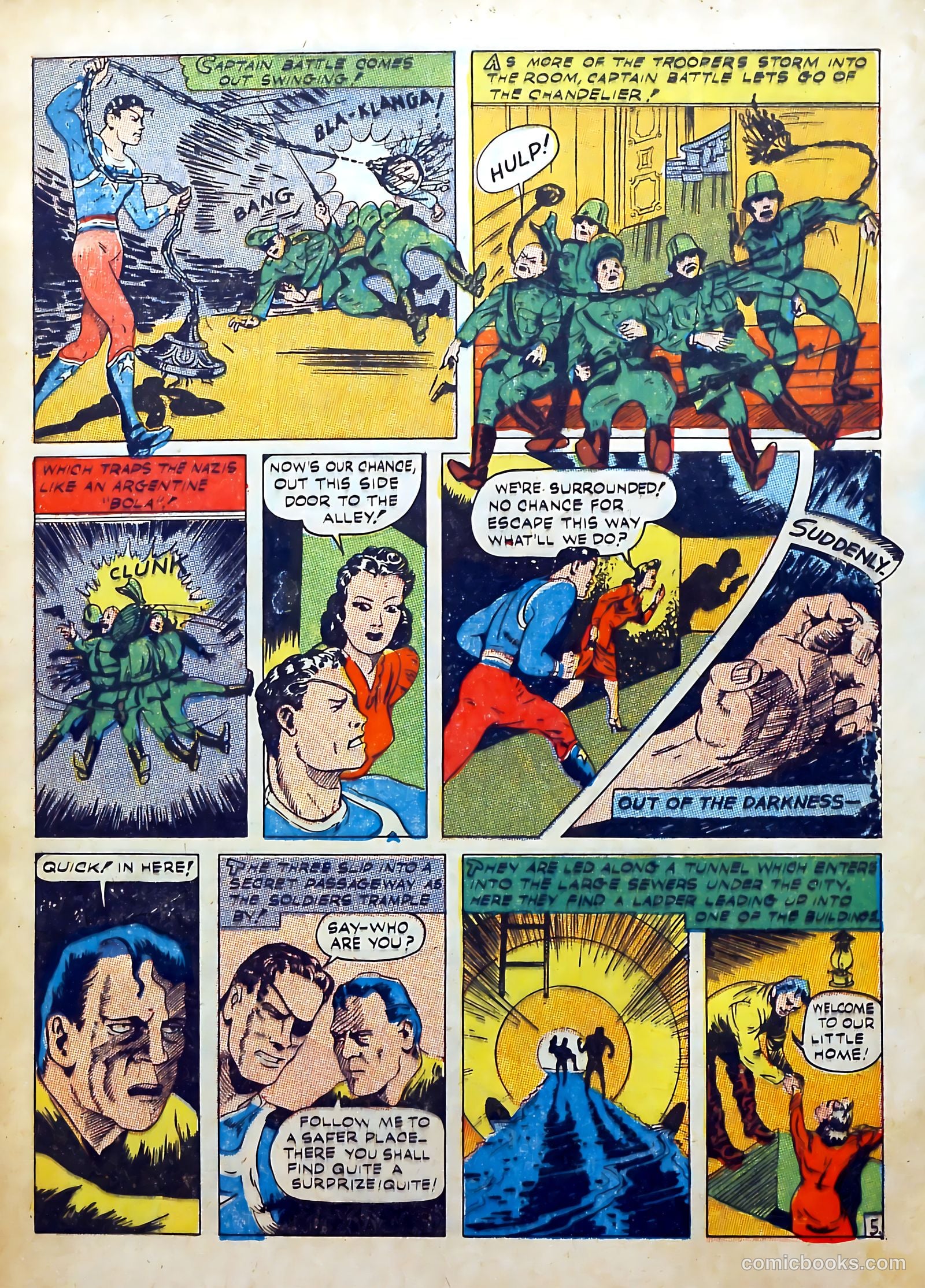 Captain Battle Comics #5 (1942) — page 7 of 68