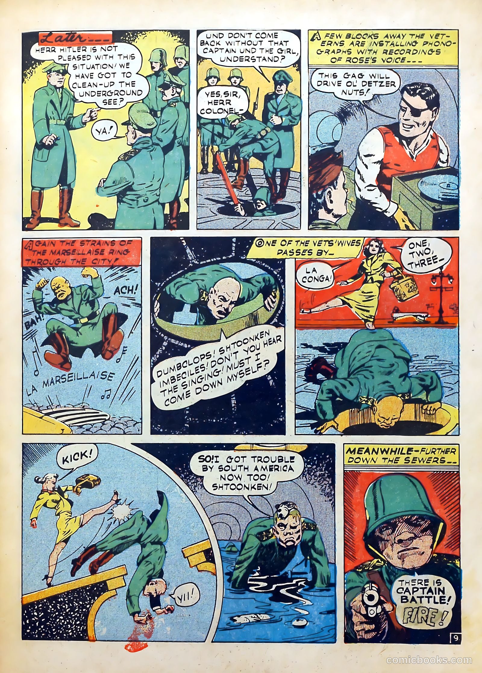 Captain Battle Comics #5 (1942) — page 11 of 68