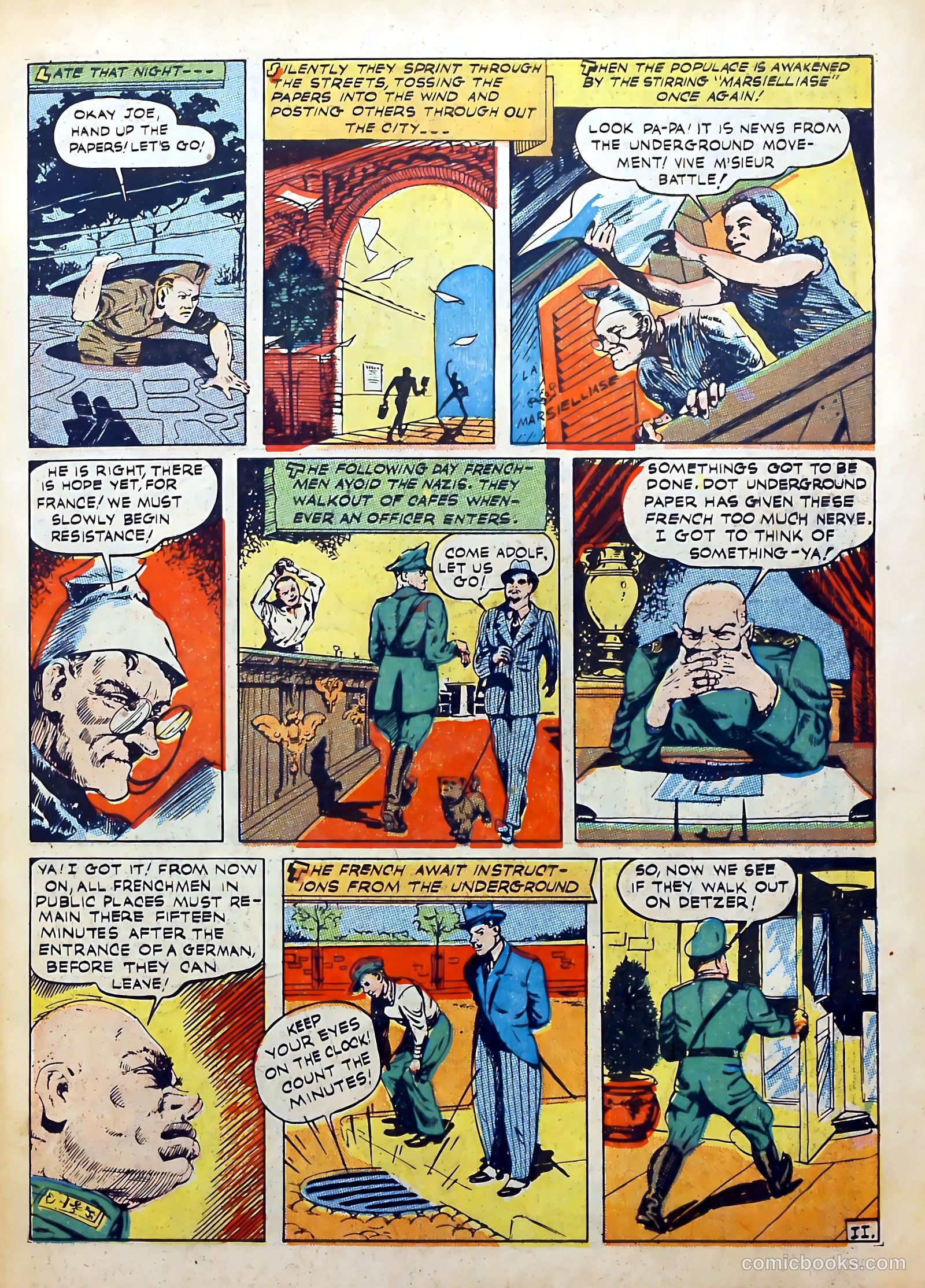 Captain Battle Comics #5 (1942) — page 13 of 68