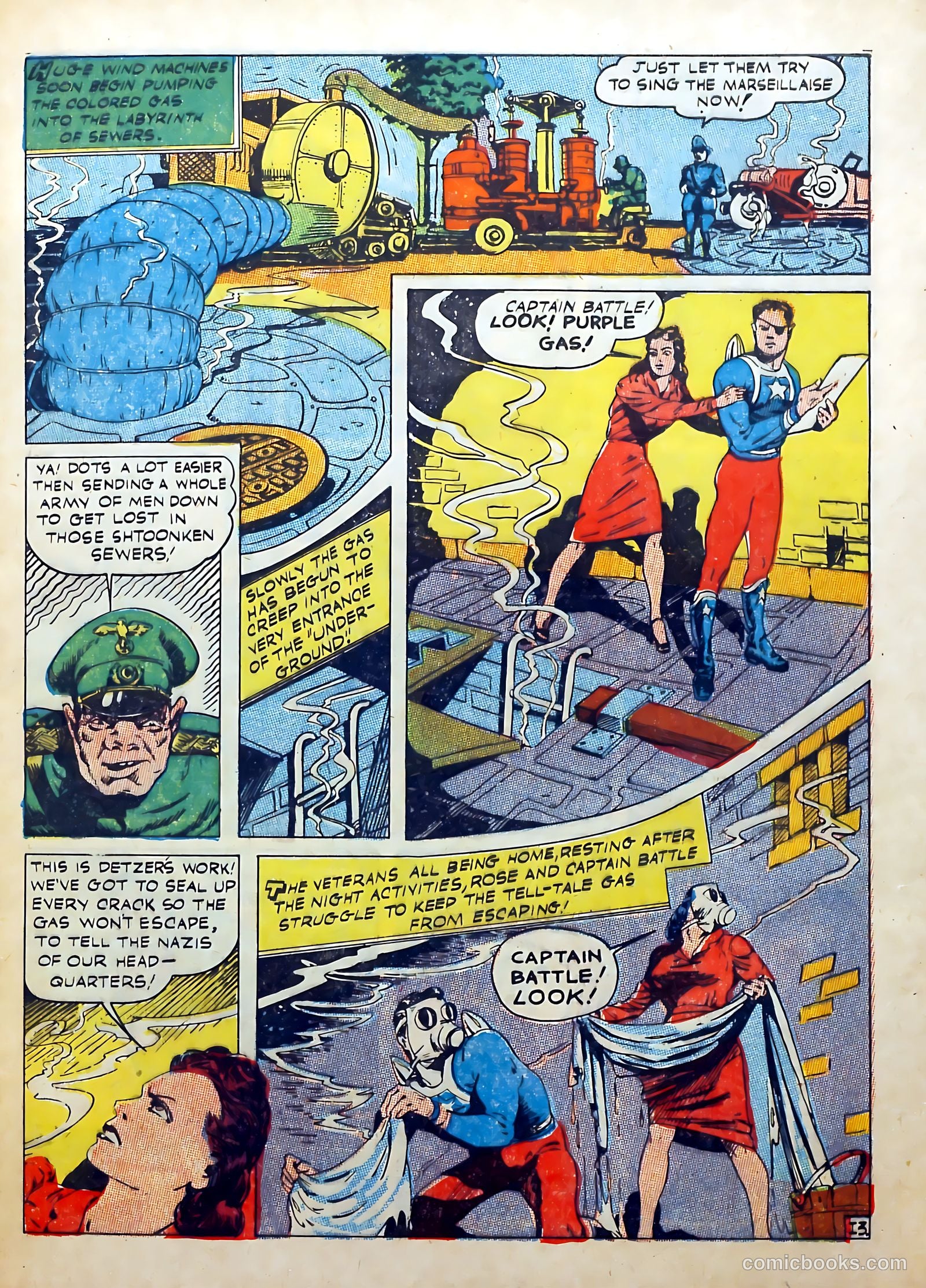 Captain Battle Comics #5 (1942) — page 15 of 68