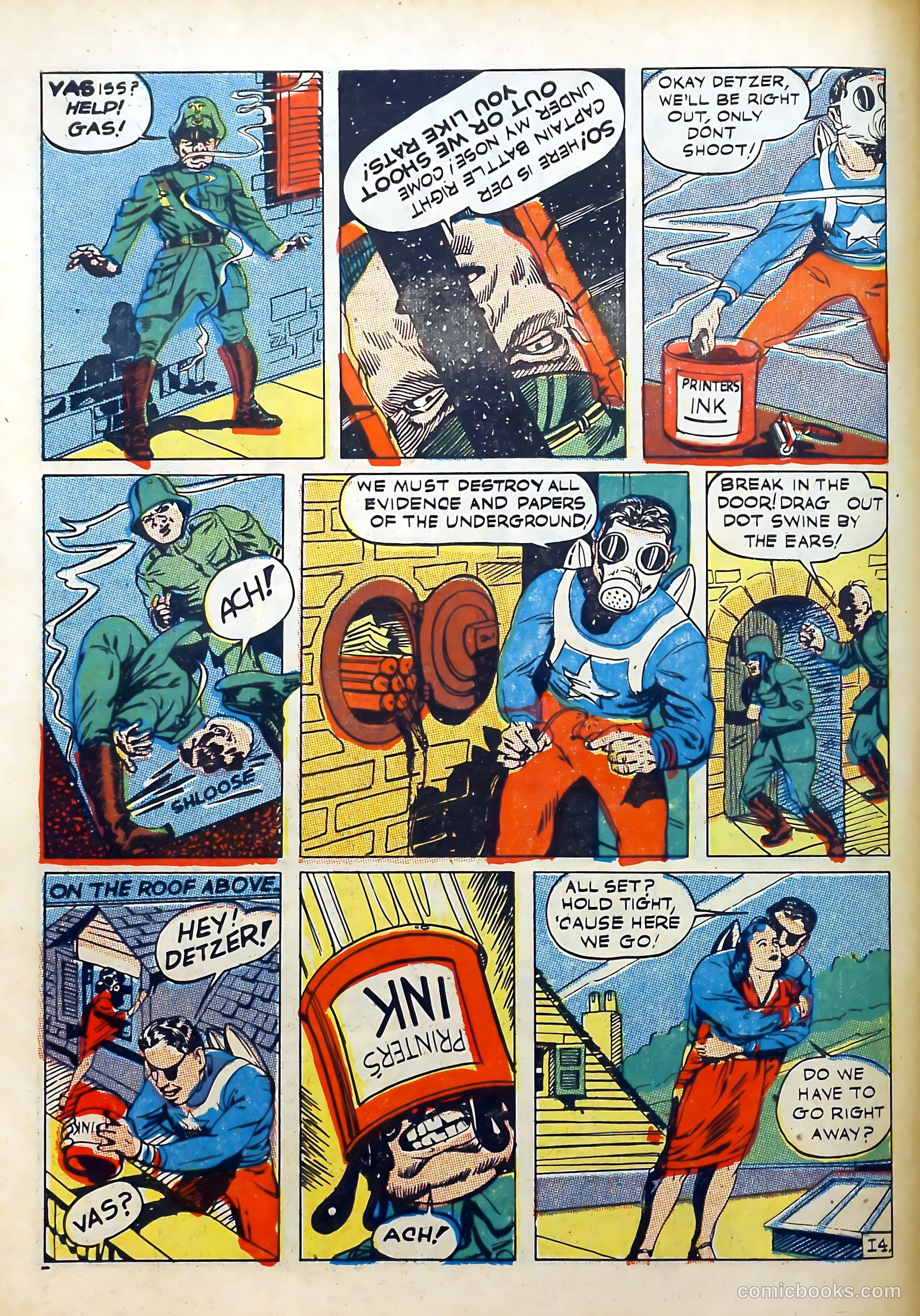 Captain Battle Comics #5 (1942) — page 16 of 68