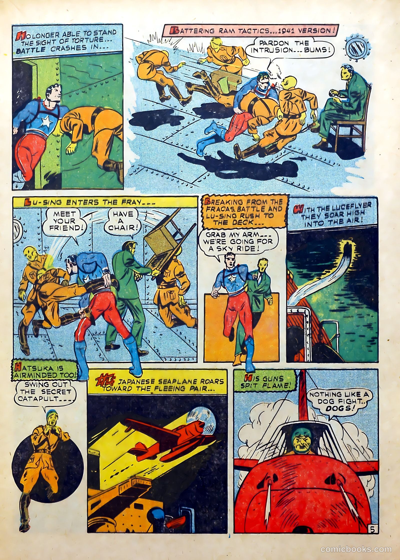 Captain Battle Comics #5 (1942) — page 23 of 68