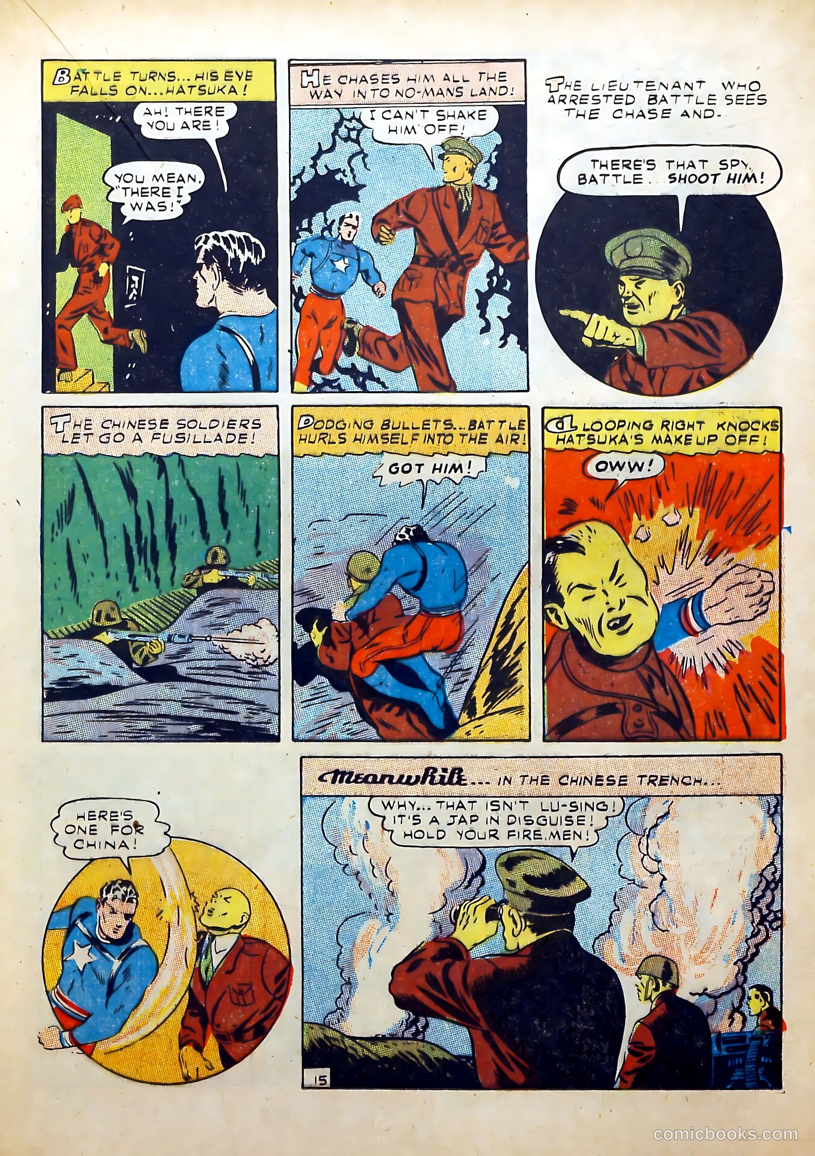 Captain Battle Comics #5 (1942) — page 33 of 68