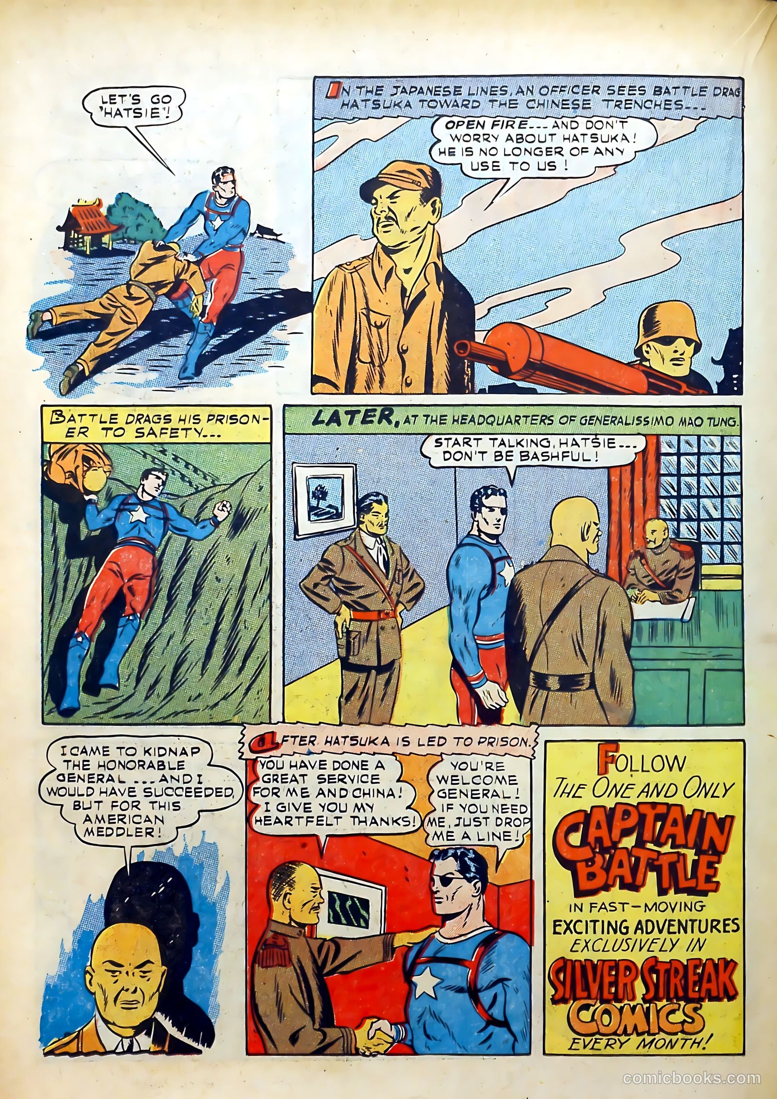 Captain Battle Comics #5 (1942) — page 34 of 68