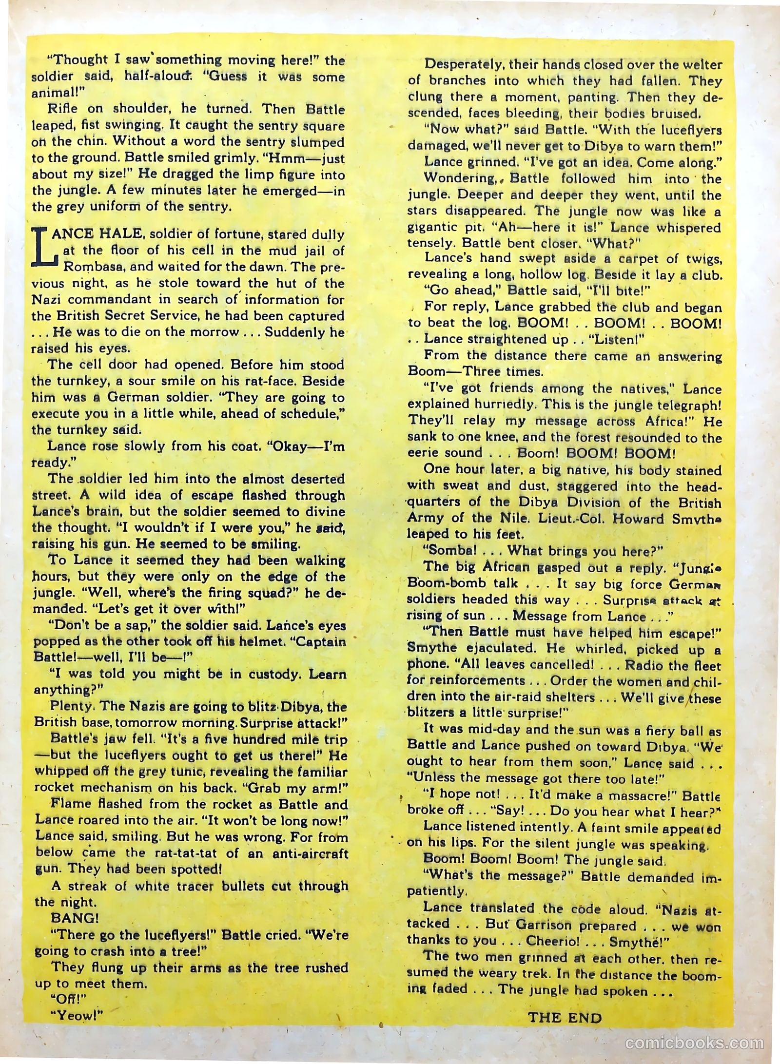 Captain Battle Comics #5 (1942) — page 47 of 68